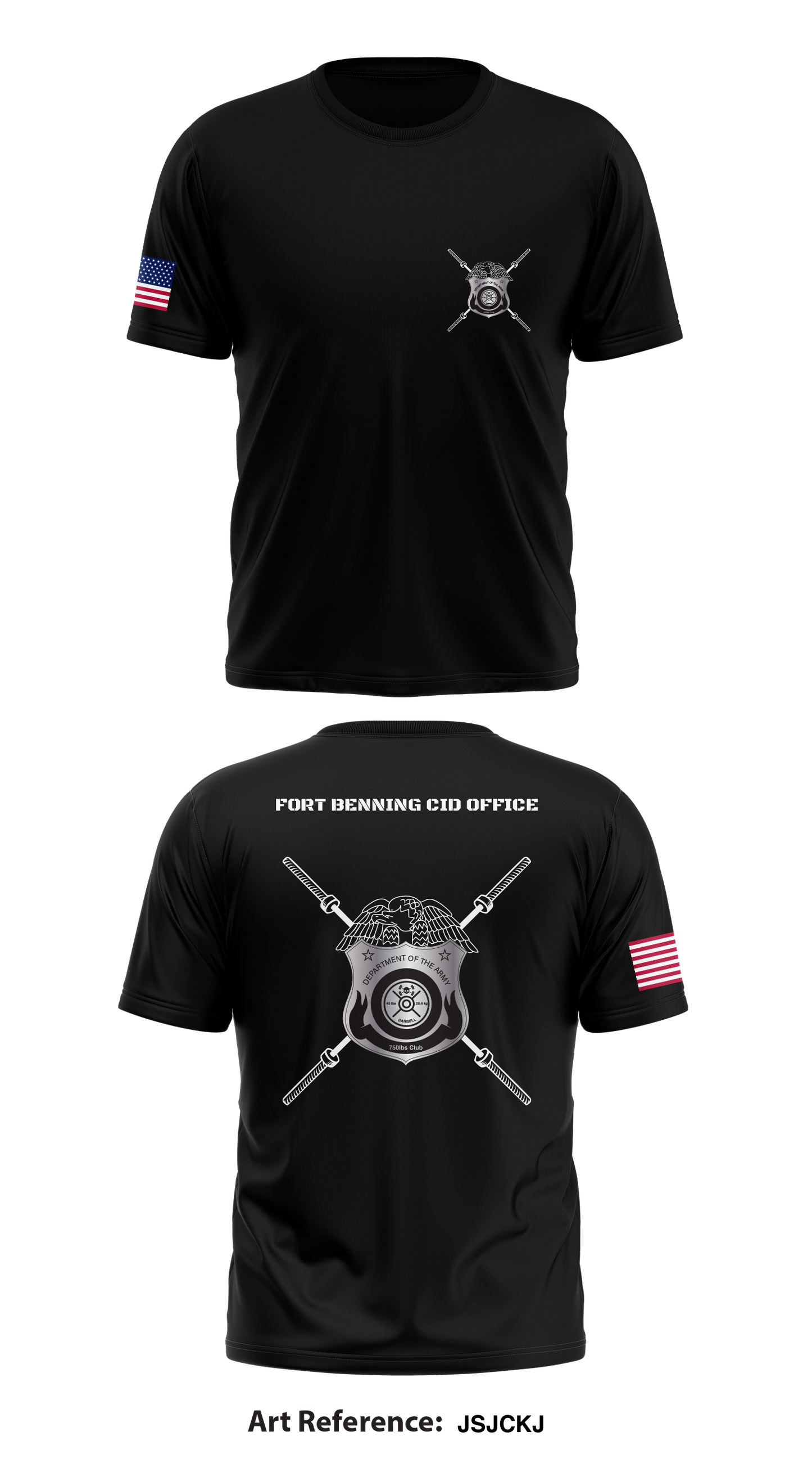 Fort Benning CID Office Store 1 Core Men's SS Performance Tee - JsJcKj