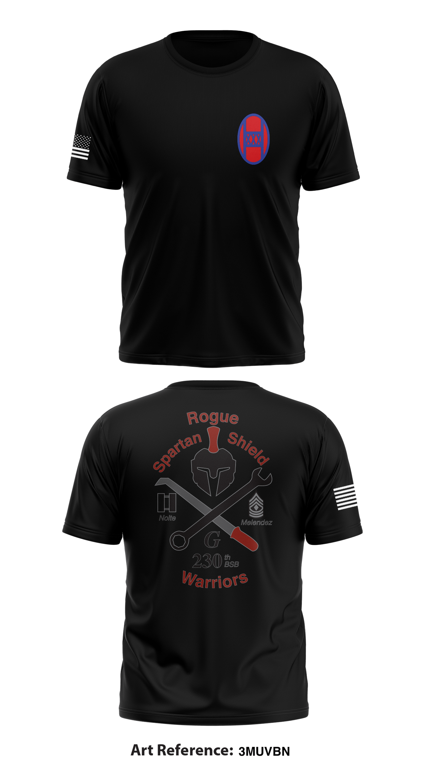 G CO 230th ROGUE Store 1 Core Men's SS Performance Tee - 3mUvbn