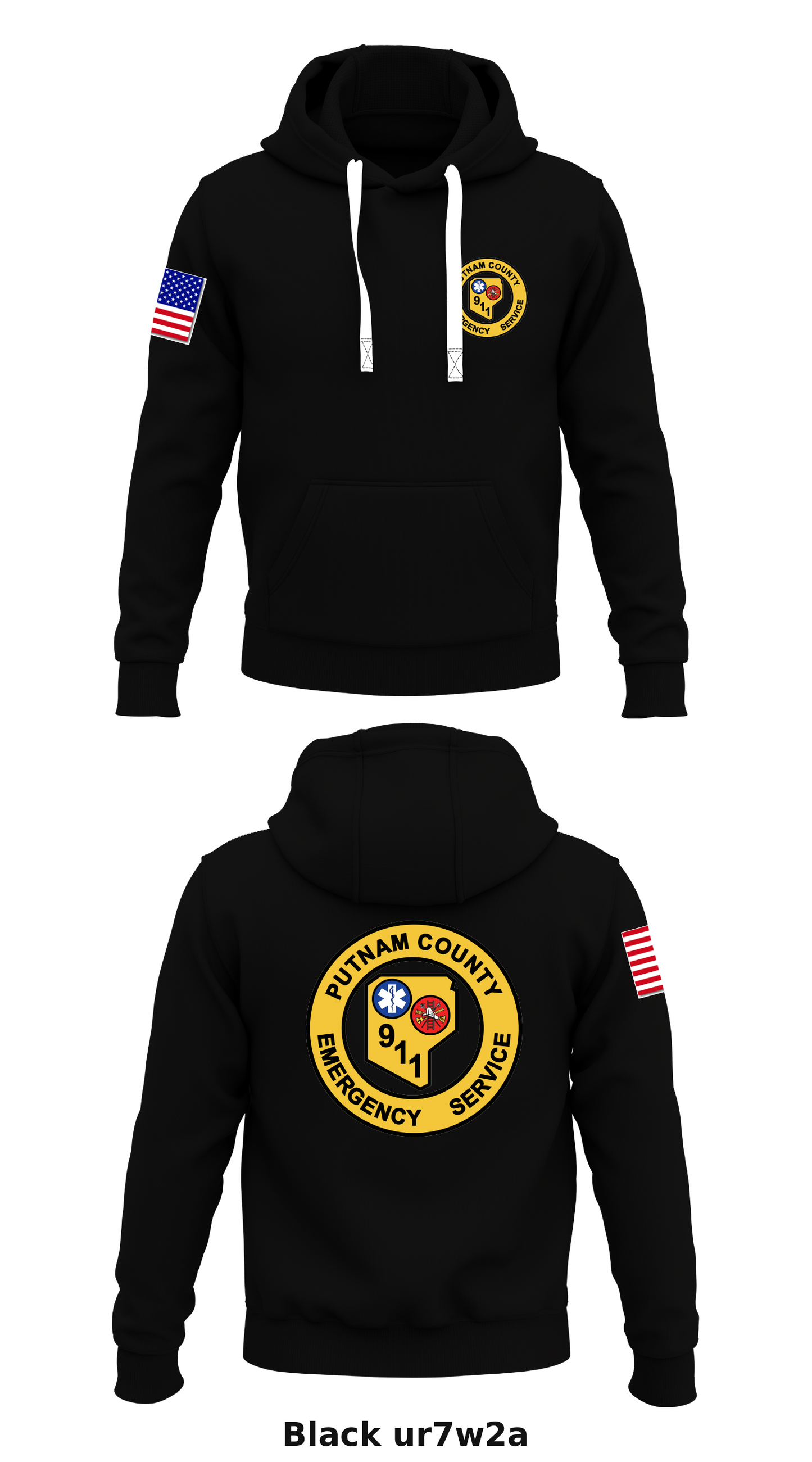 Putnam County EMS Store 1 Core Men's Hooded Performance Sweatshirt - ur7w2a