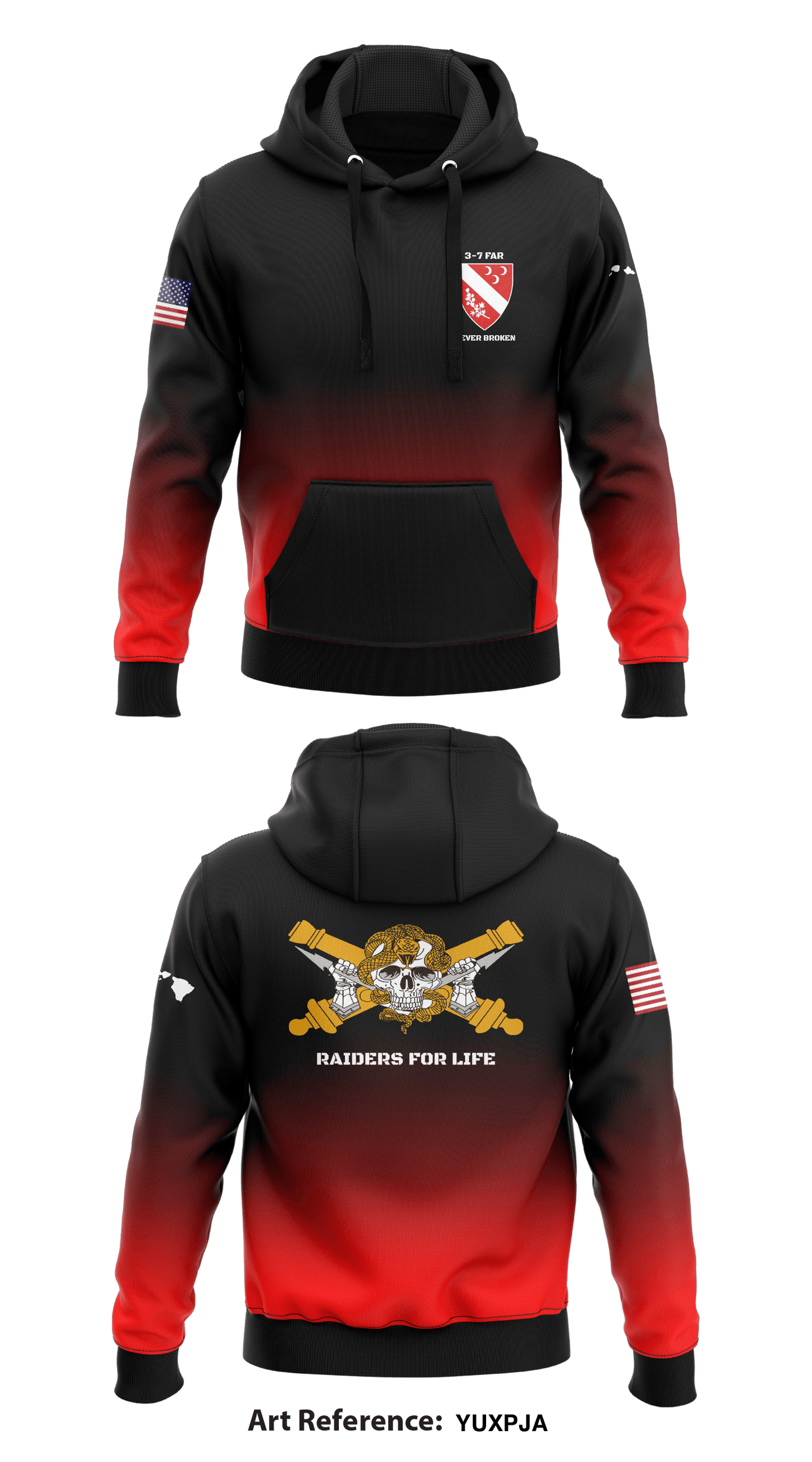 3-7 Field Artillery Store 2 Core Men's Hooded Performance Sweatshirt - YUxPjA