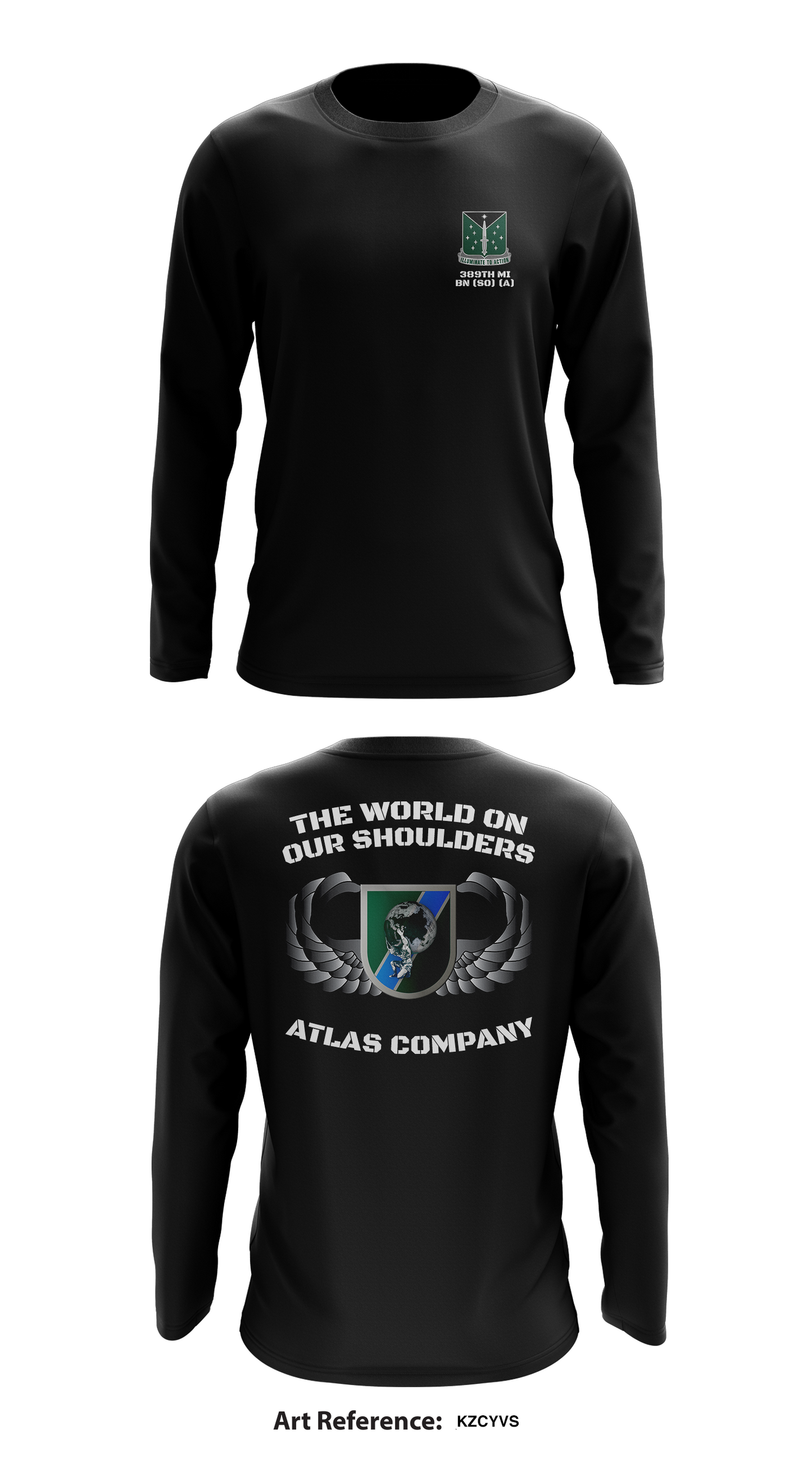 ATLAS COMPANY Store 1 Core Men's LS Performance Tee - kzcYvs