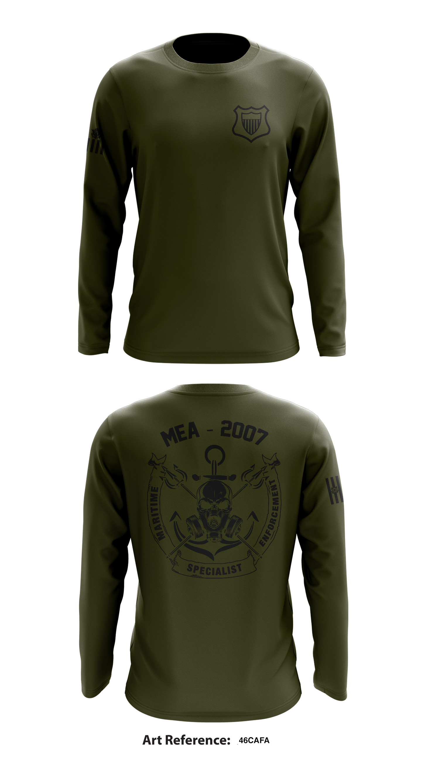 ME A school 2007 Core Men's LS Performance Tee - 46cafa