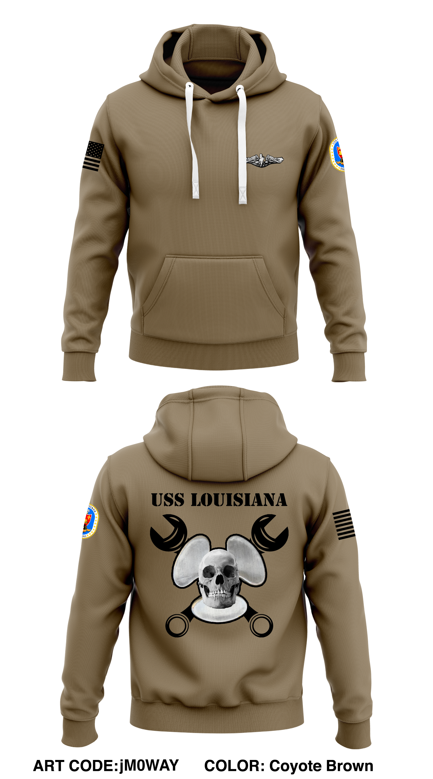 Louisiana Store 1 Core Men's Hooded Performance Sweatshirt - jM0WAY