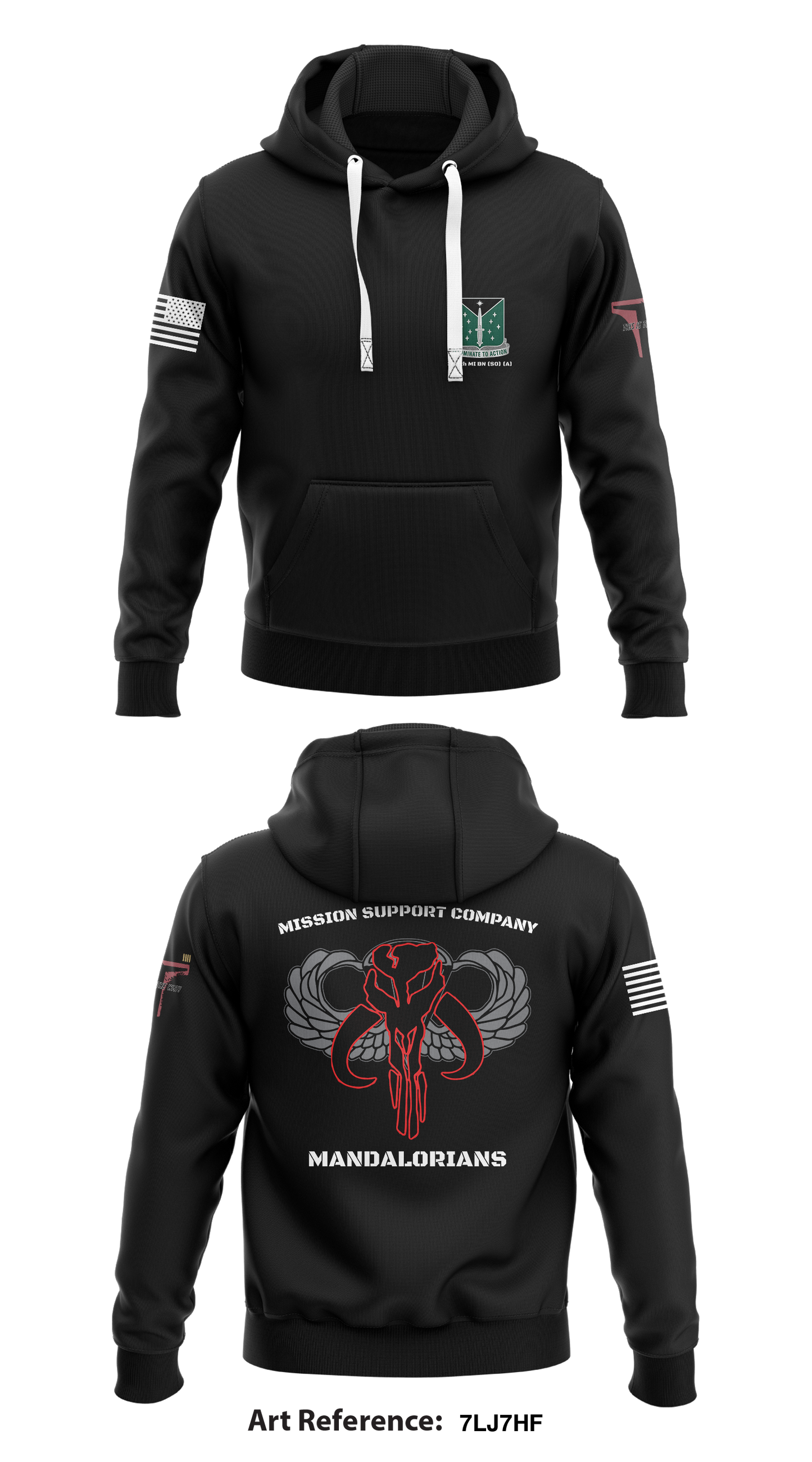 Mission Support Company -Mandalorians- Store 1 Core Men's Hooded Performance Sweatshirt - 7Lj7hf