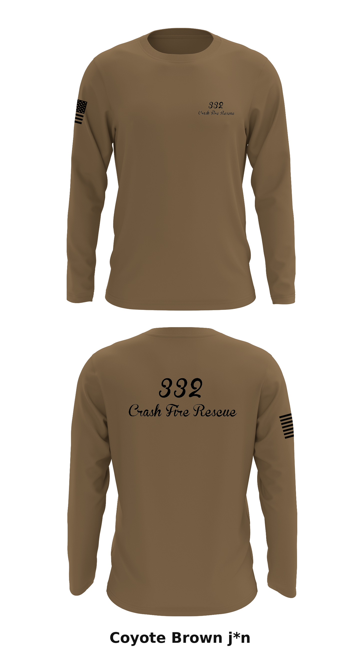 332 Crash Fire Rescue Store 1 Core Men's LS Performance Tee - j*n