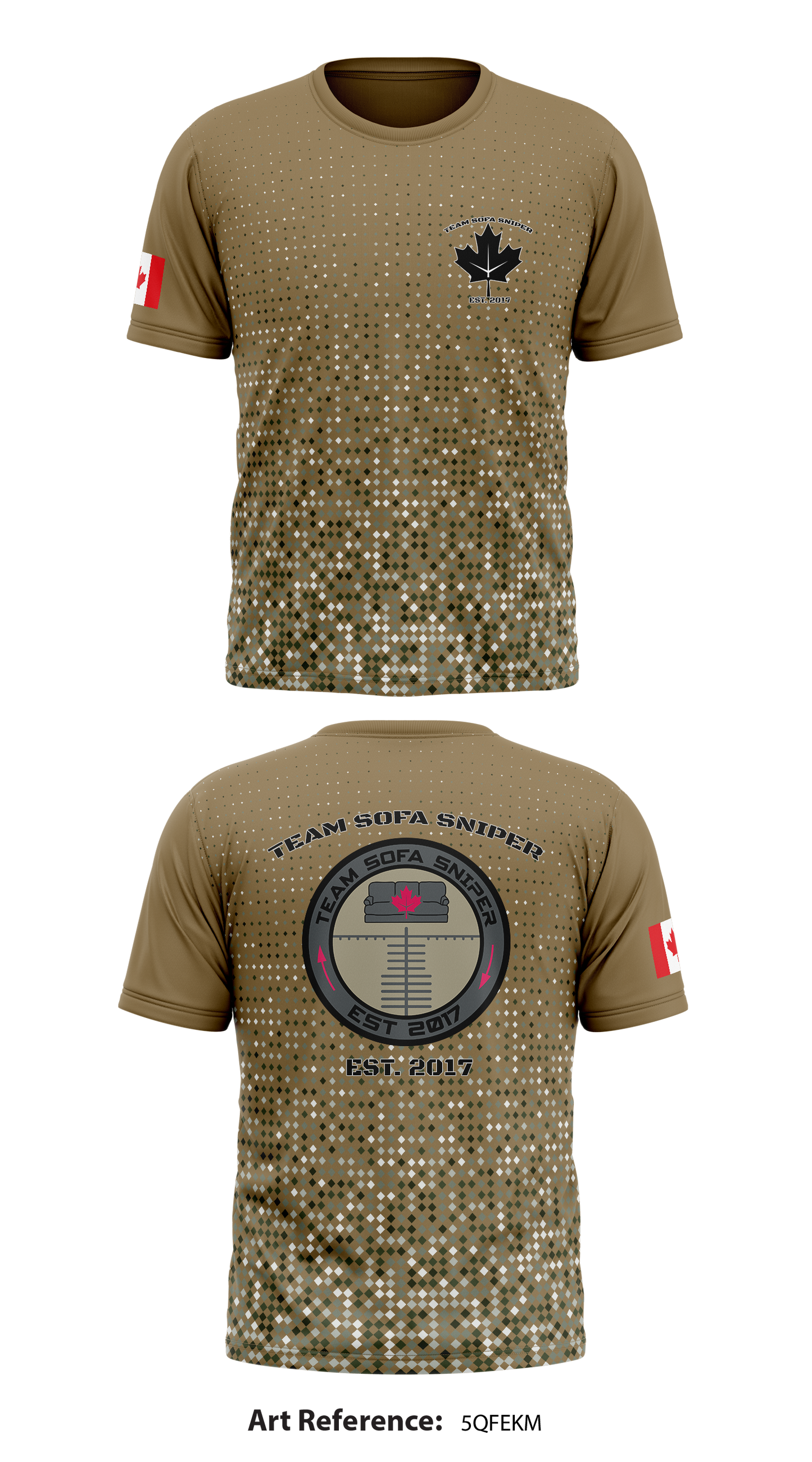 Team Sofa Sniper Store 1 Core Men's SS Performance Tee - 5qfEKm