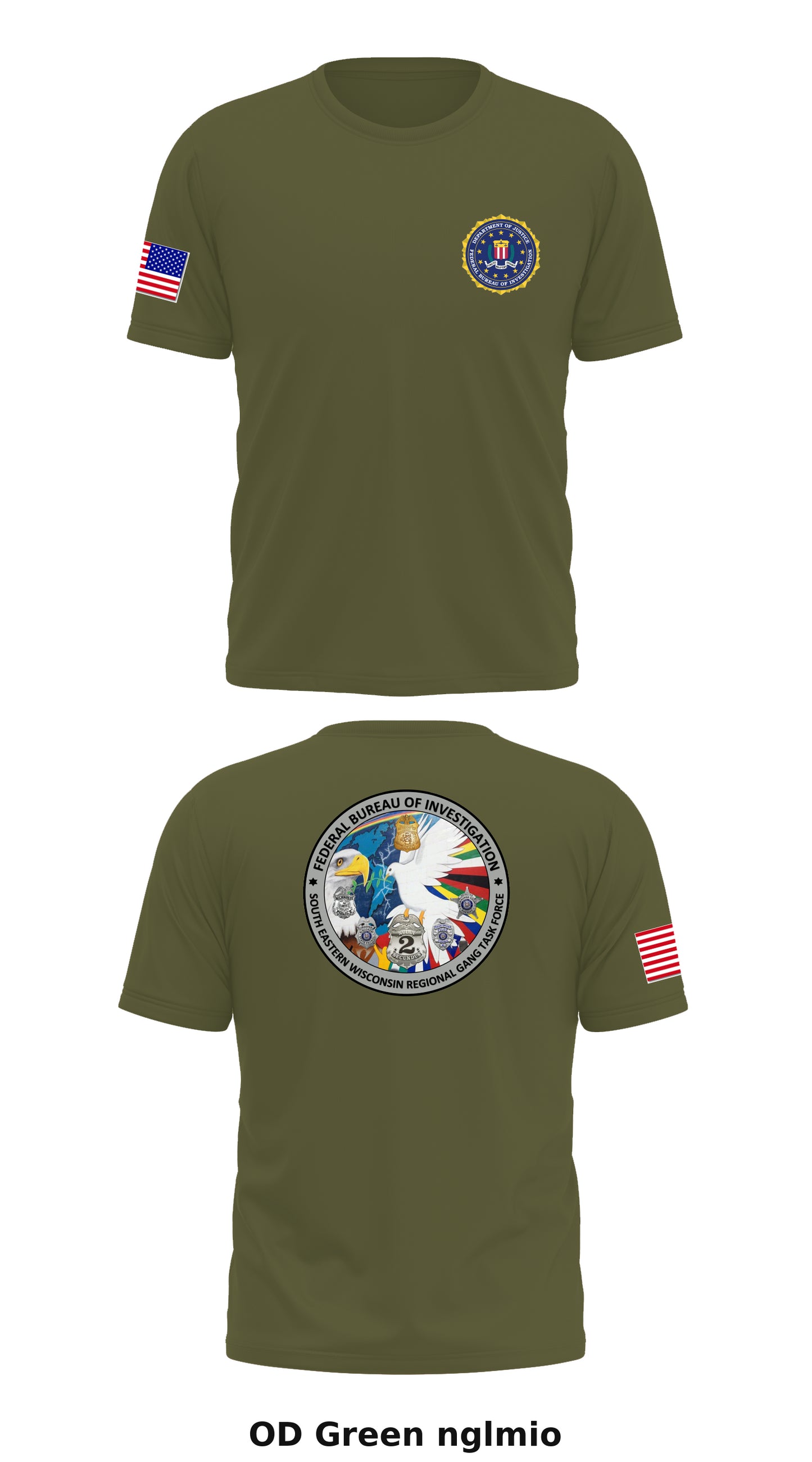 Southeastern Wisconsin Regional Gang Task Force Store 1 Core Men's SS Performance Tee - nglmio