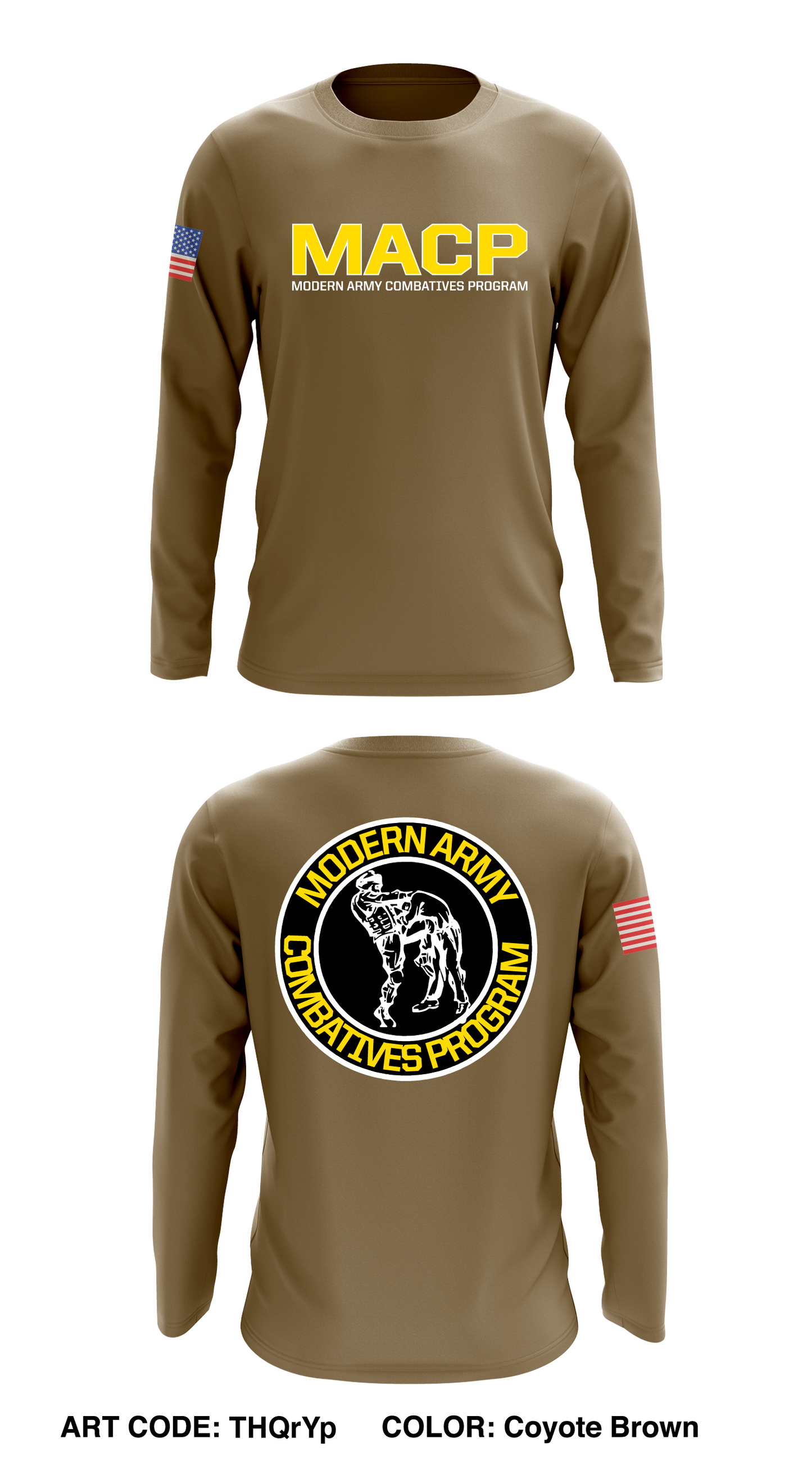 Modern Army Combatives Program Store 1 Core Men's LS Performance Tee - THQrYp