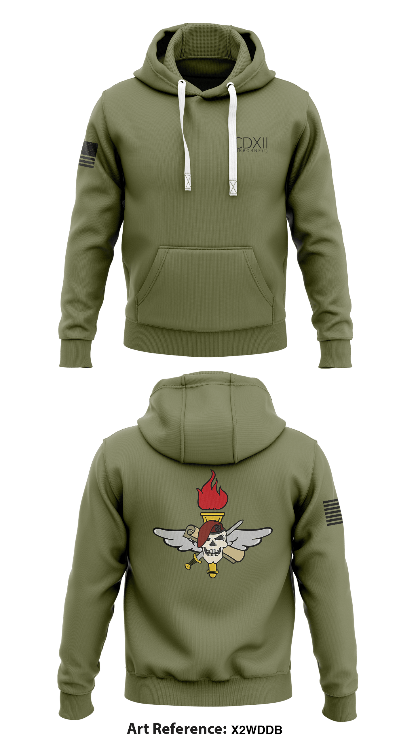 412th CA BN Store 1 Core Men's Hooded Performance Sweatshirt - x2wDDb