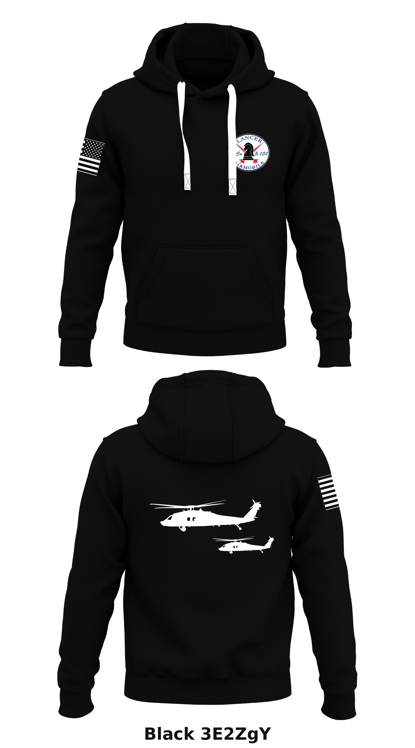 B Co 5-11 Lancers Store 1 Core Men's Hooded Performance Sweatshirt - 3E2ZgY