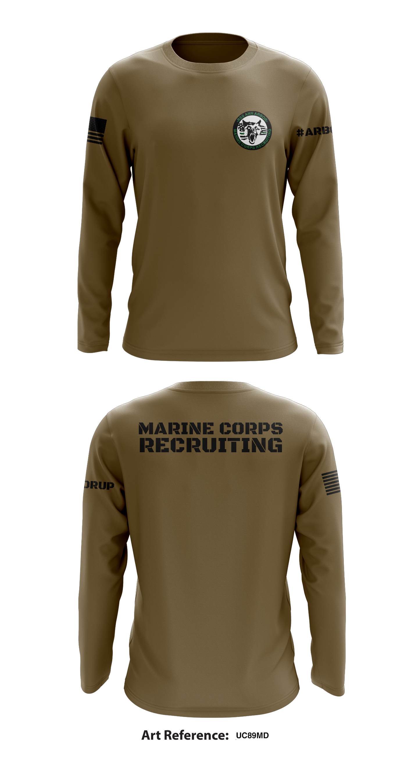 RSS ANN ARBOR Store 1 Core Men's LS Performance Tee - uC89Md