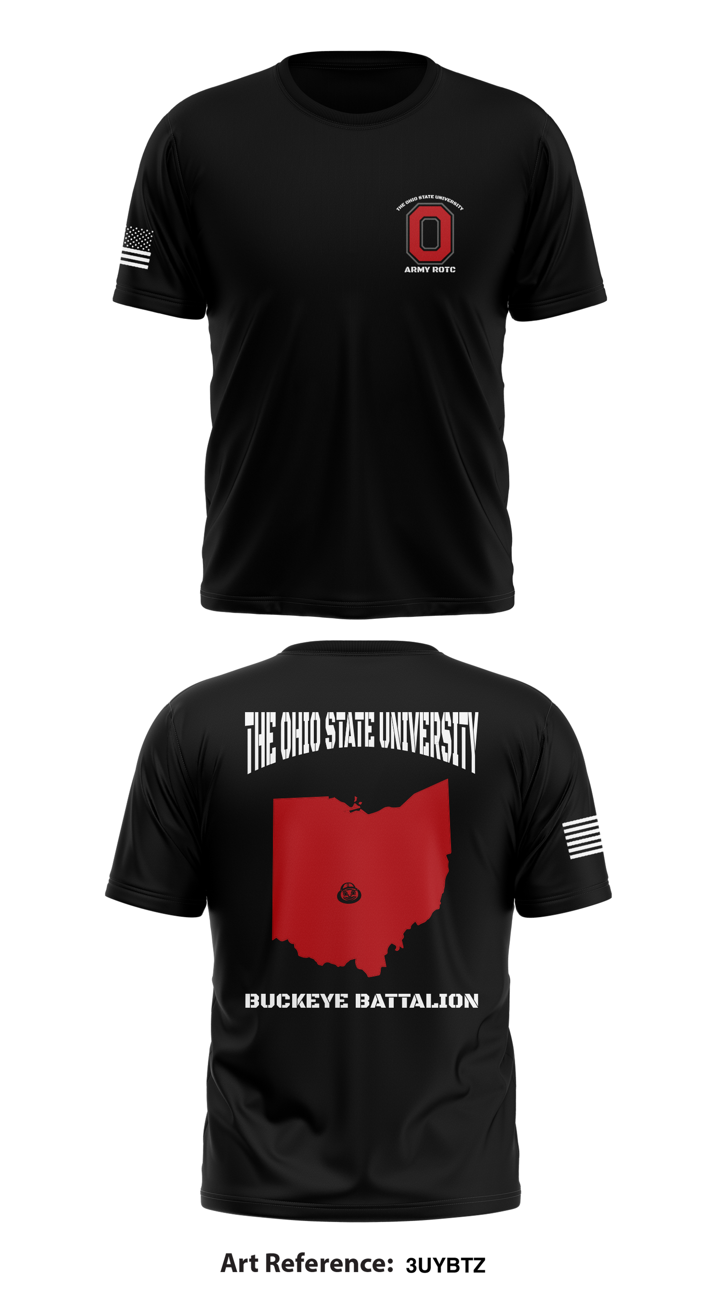 Buckeye Battalion Army ROTC Store 1 Core Men's SS Performance Tee - 3UYBtz