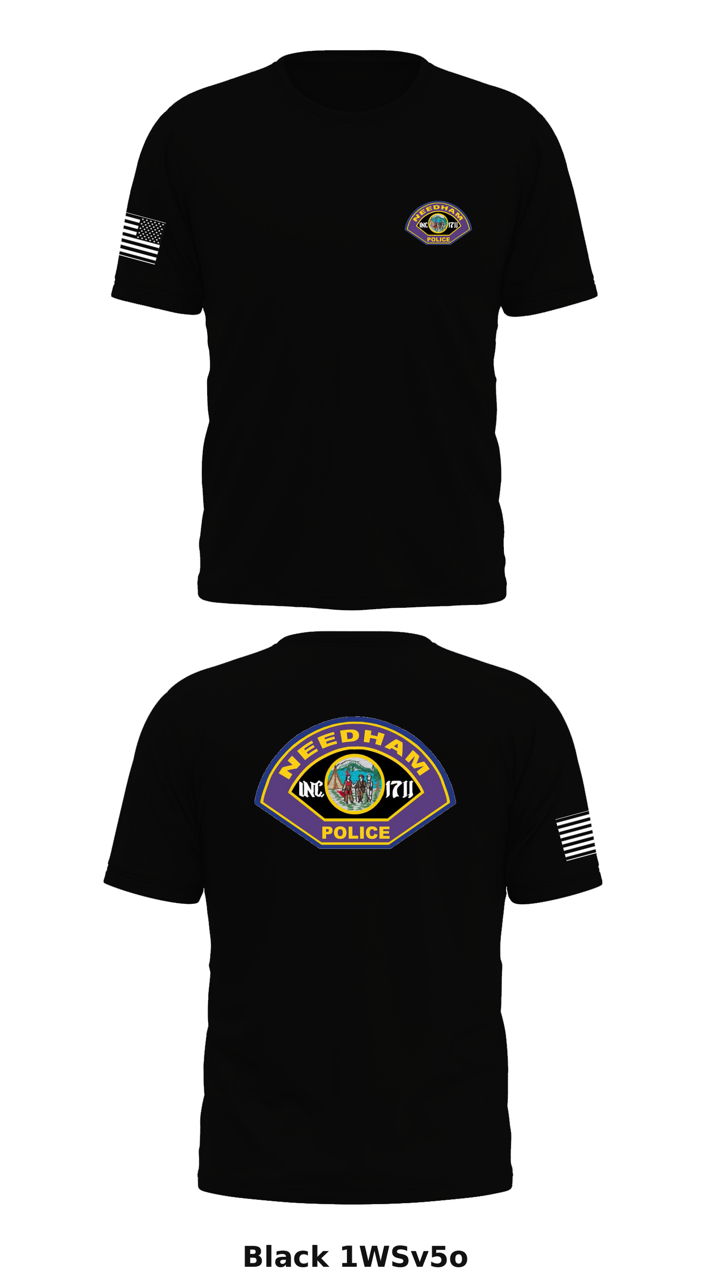 Needham PD Store 1 Core Men's SS Performance Tee - 1WSv5o
