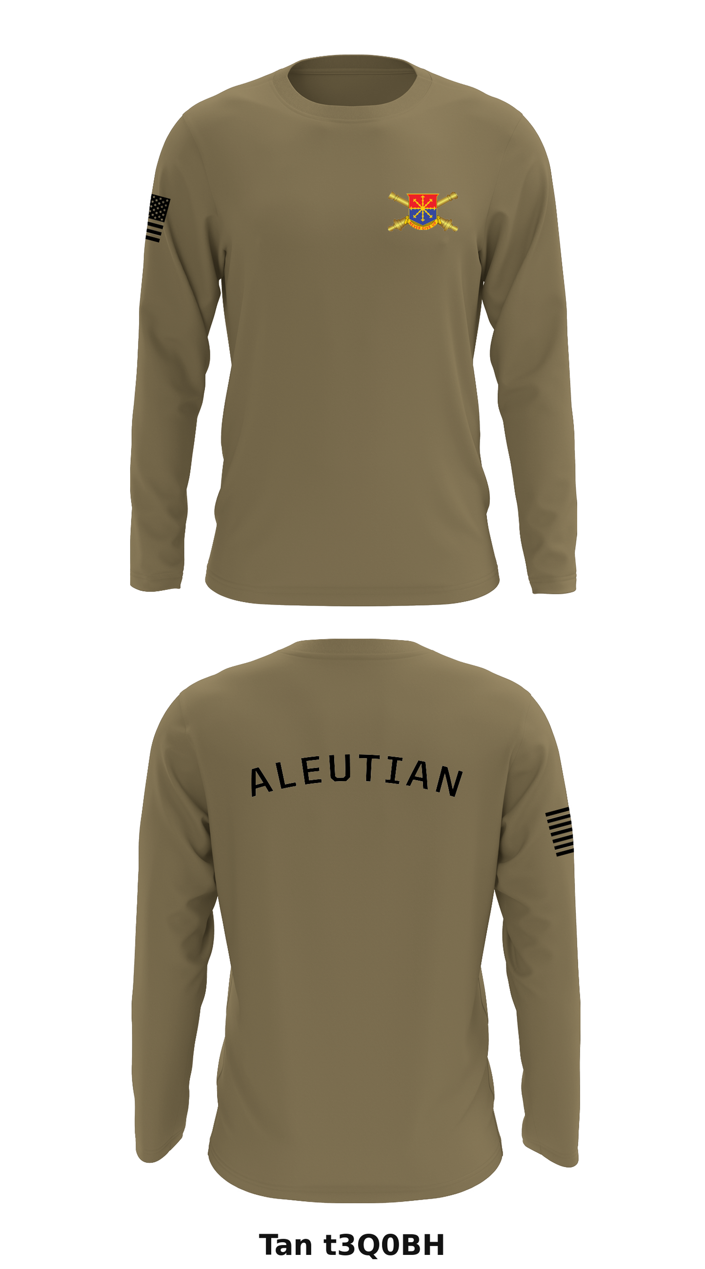 1 BN, 206th FAR Store 1 Core Men's LS Performance Tee - t3Q0BH