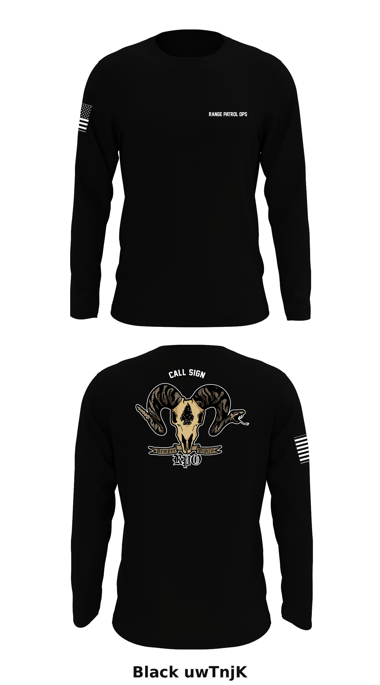 Range Patrol Operations Store 1 Core Men's LS Performance Tee - uwTnjK