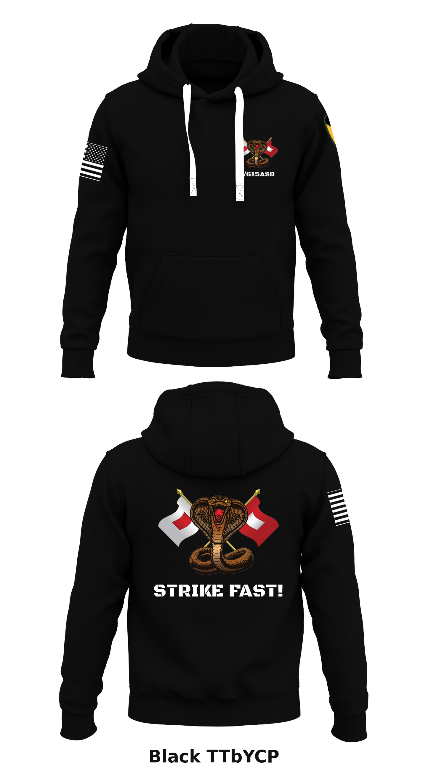 Charlie Co/615 ASB Store 1 Core Men's Hooded Performance Sweatshirt - TTbYCP
