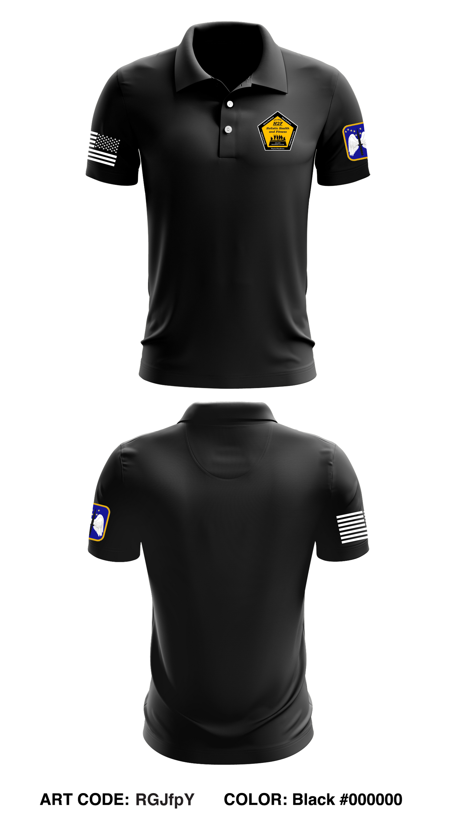 16TH CAB H2F Store 1 Core Men's SS Performance Polo - RGJfpY