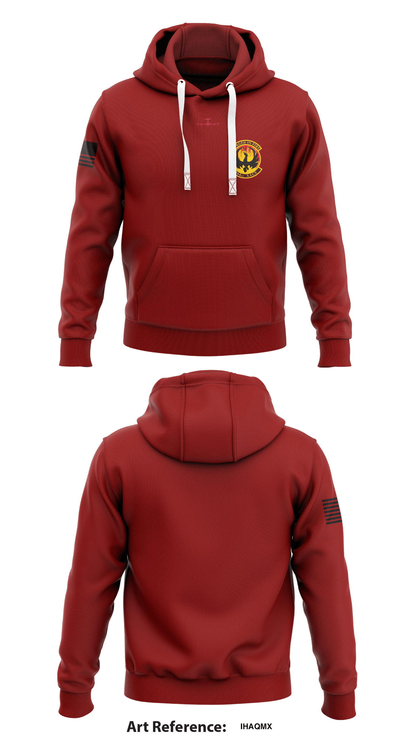 964th AACS Store 1 Core Men's Hooded Performance Sweatshirt - ihAQmx