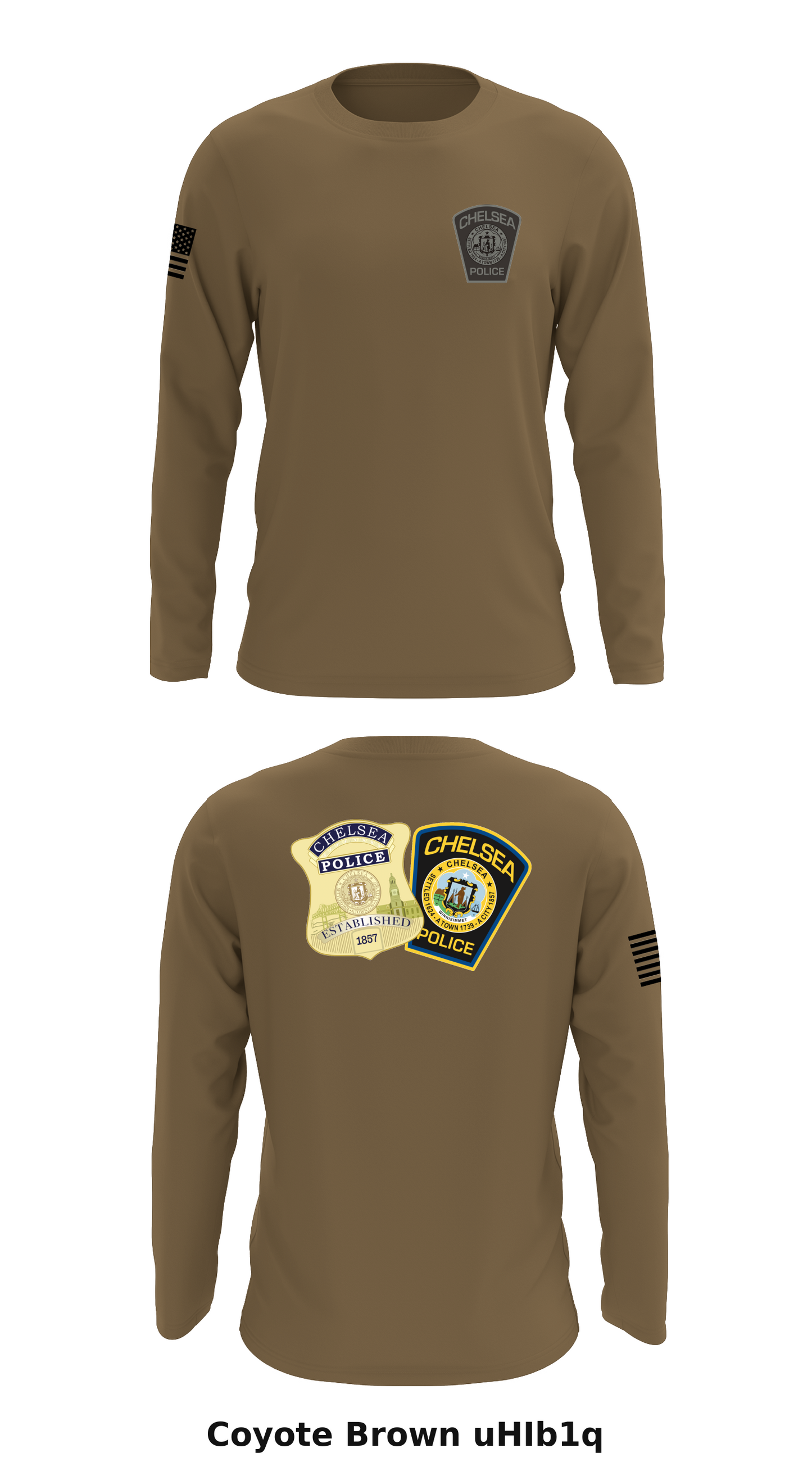 CHELSEA POLICE Store 1 Core Men's LS Performance Tee - uHIb1q