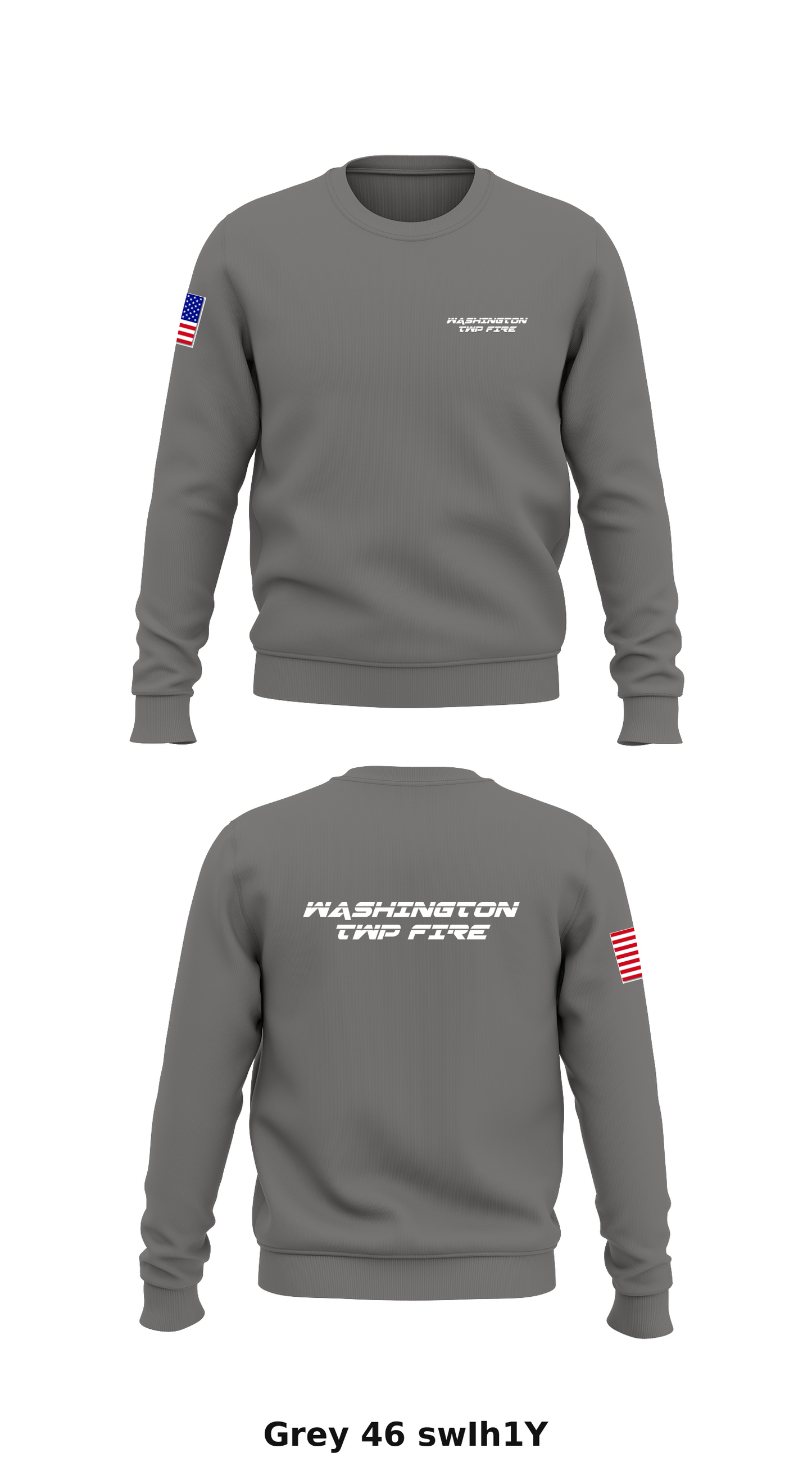 Washington Twp Fire Store 1 Core Men's Crewneck Performance Sweatshirt - swIh1Y