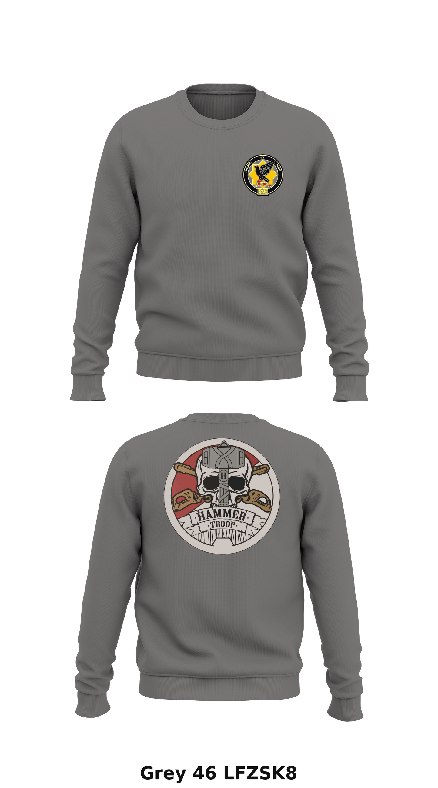 HHT, 5th Squadron, 1st Cavalry Regiment Store 1 Core Men's Crewneck Performance Sweatshirt - LFZSK8