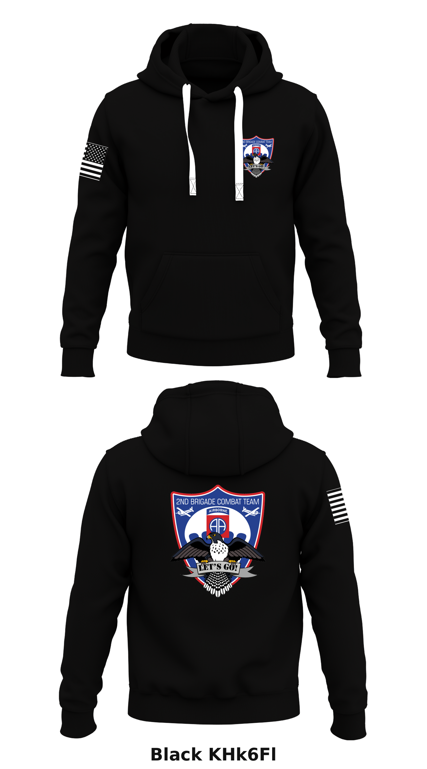2nd Brigade Combat Team, 82nd Airborne Division Store 1 Core Men's Hooded Performance Sweatshirt - KHk6Fl