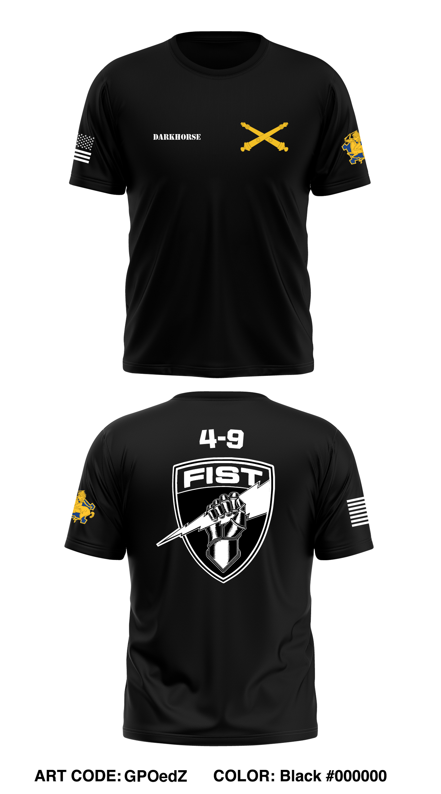 4-9 FIST Store 1 Core Men's SS Performance Tee - GPOedZ