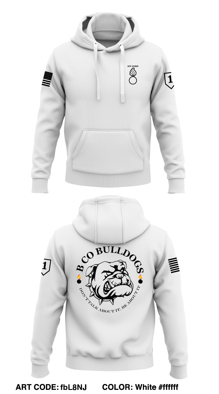 B CO 11 BSB STORE 2 - fbL8NJ Core Men's Hooded Performance Sweatshirt - WHITE