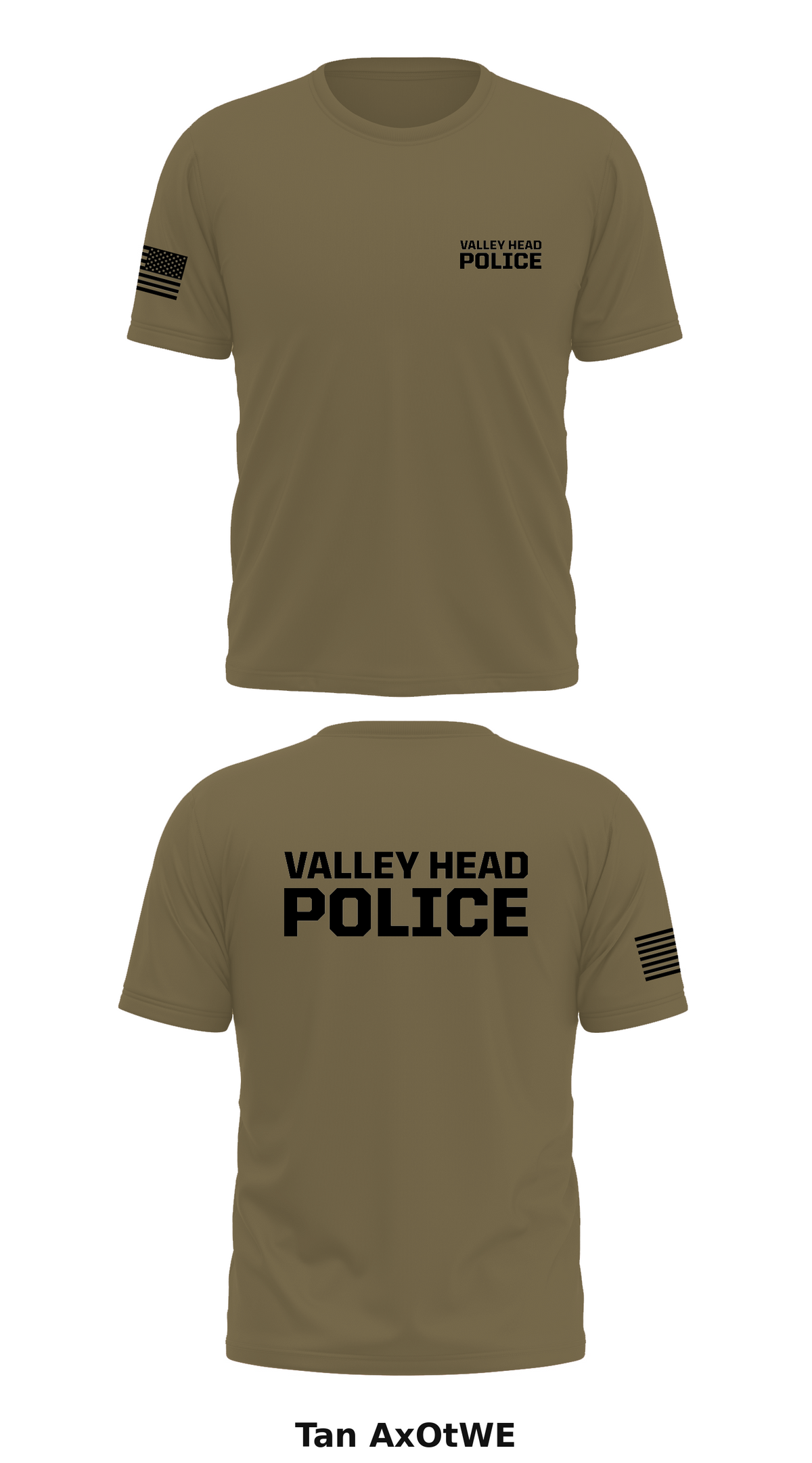 Valley Head Police Store 1 Core Men's SS Performance Tee - AxOtWE