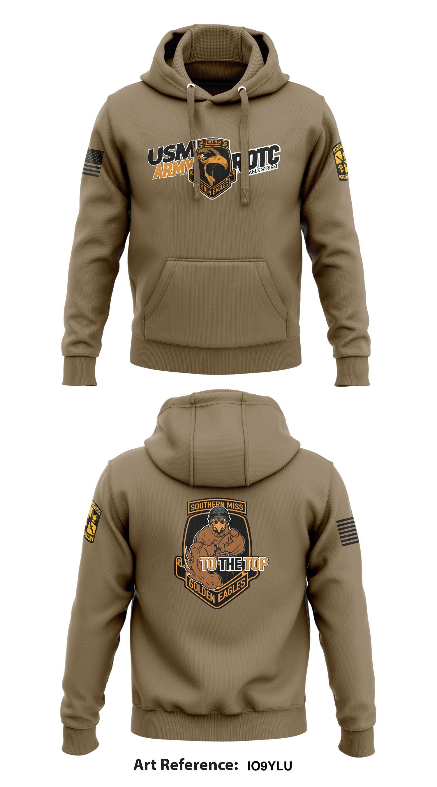 Shop Eagles Military Hoodie