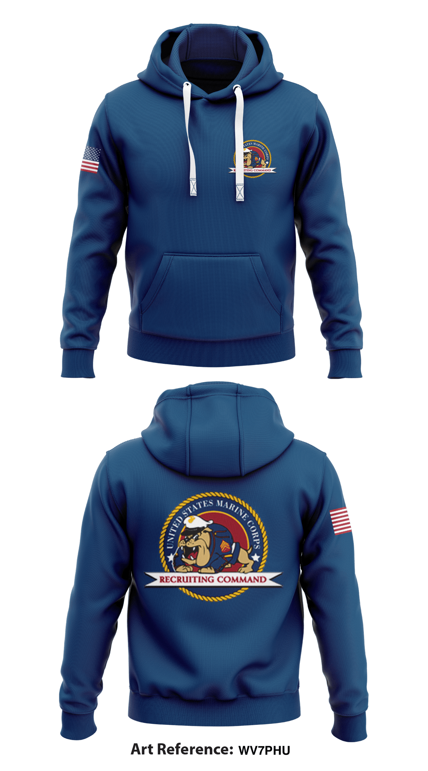 Marine corps Store 1 Core Men's Hooded Performance Sweatshirt - wV7Phu