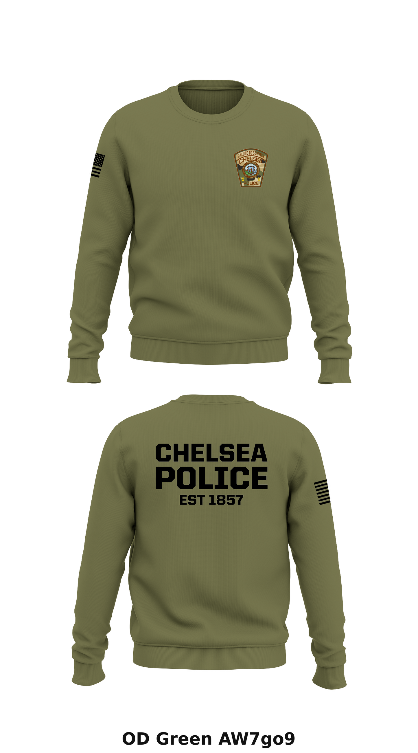Chelsea Police Store 1 Core Men's Crewneck Performance Sweatshirt - AW7go9