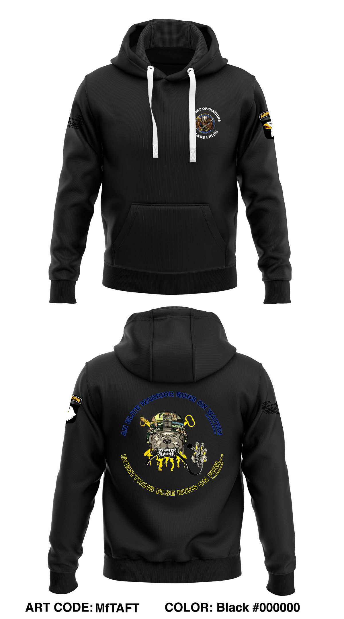 11st SPO CLASS III/I (B) Store 1 Core Men's Hooded Performance Sweatshirt - MfTAFT