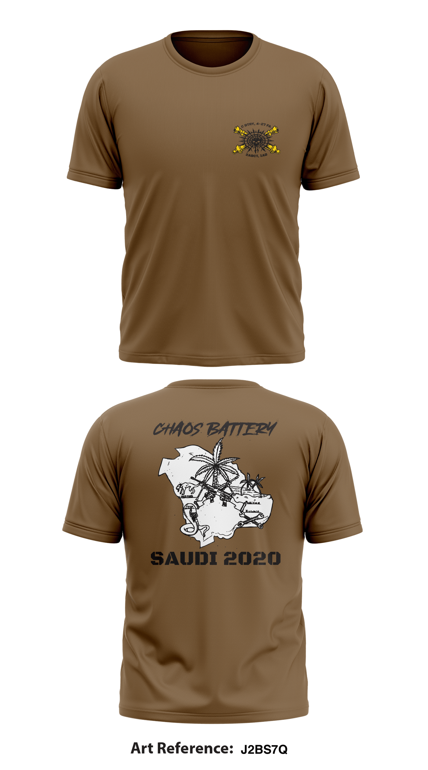 Chaos Battery, 4-27 FA, 2/1 AD Store 1 Core Men's SS Performance Tee - J2Bs7Q