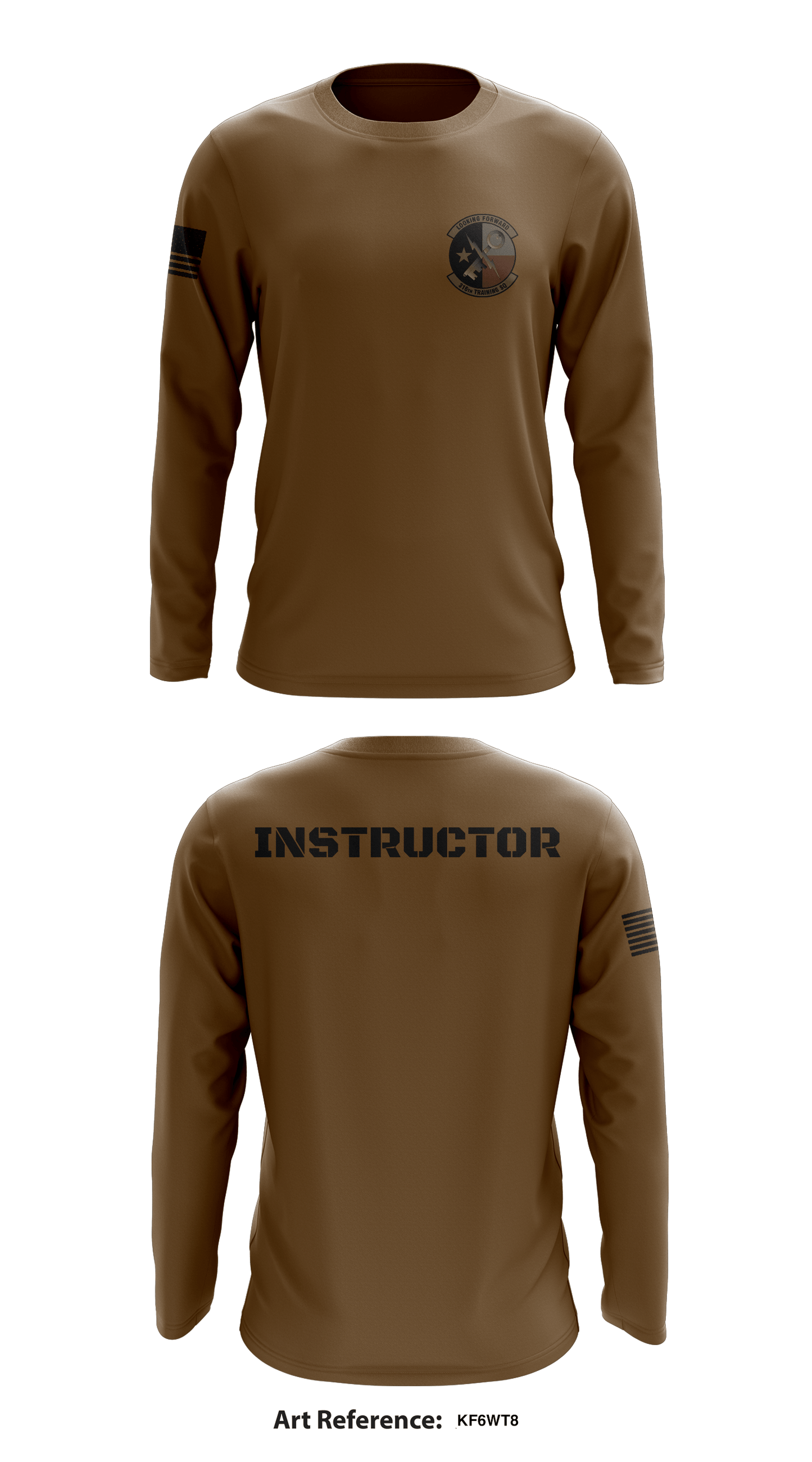 316th TRS Store 1 Core Men's LS Performance Tee - KF6wt8
