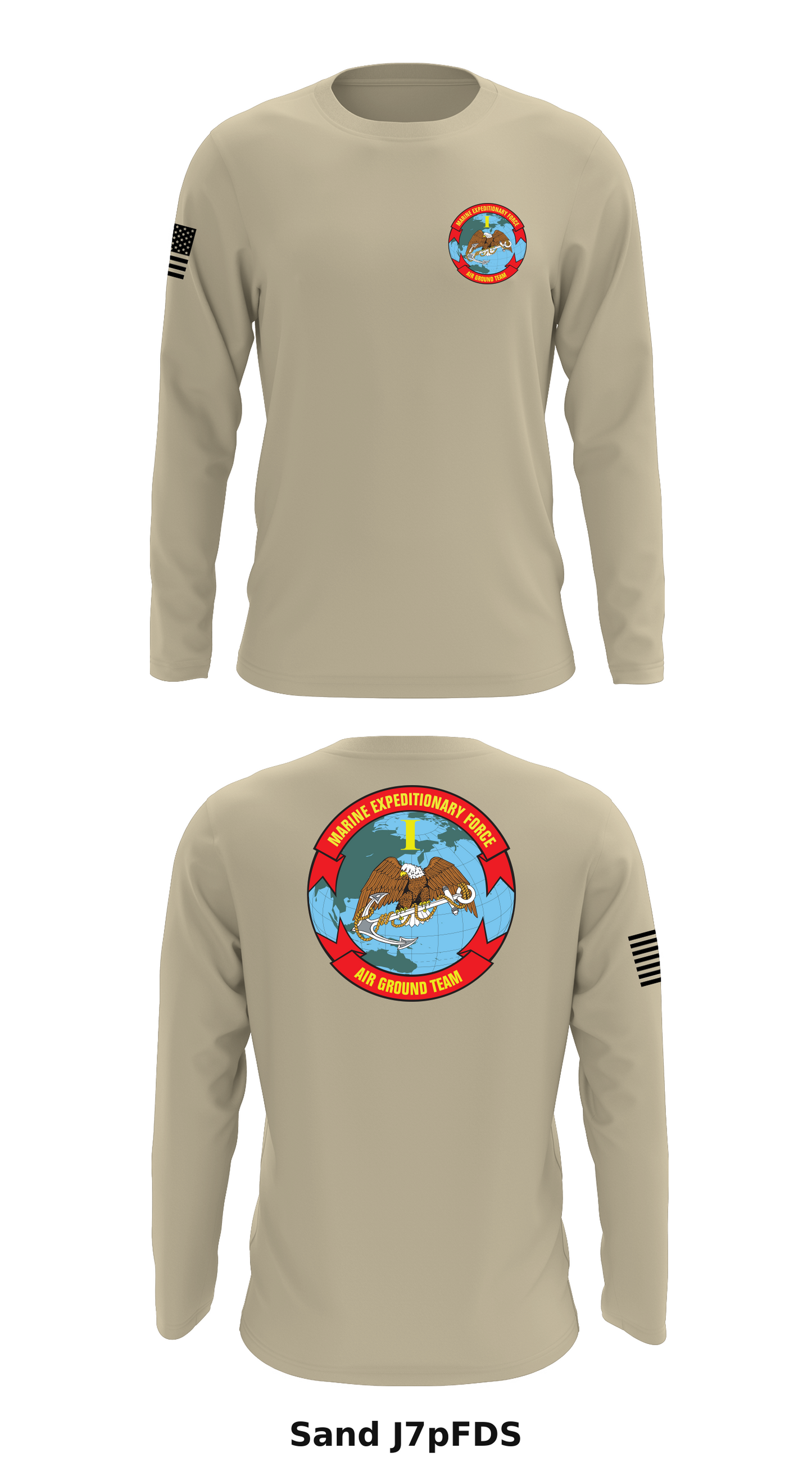 1 Marine Expeditionary Force Store 1 Core Men's LS Performance Tee - J7pFDS