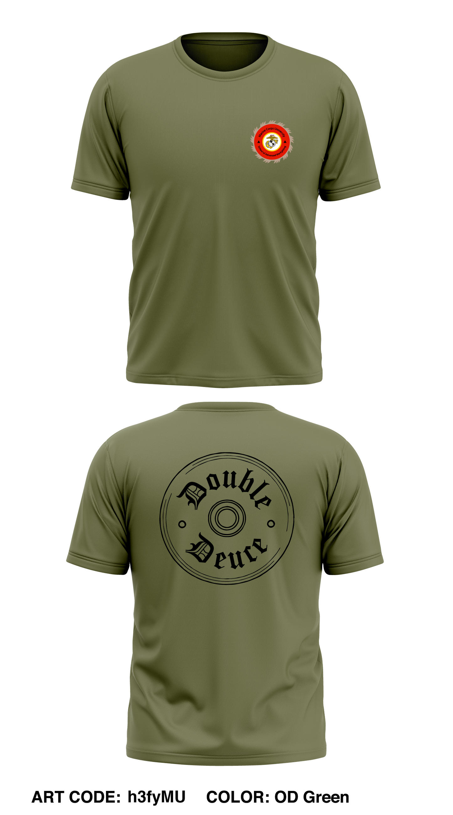 School of Advanced Warfighting Store 1 Core Men's SS Performance Tee - h3fyMU
