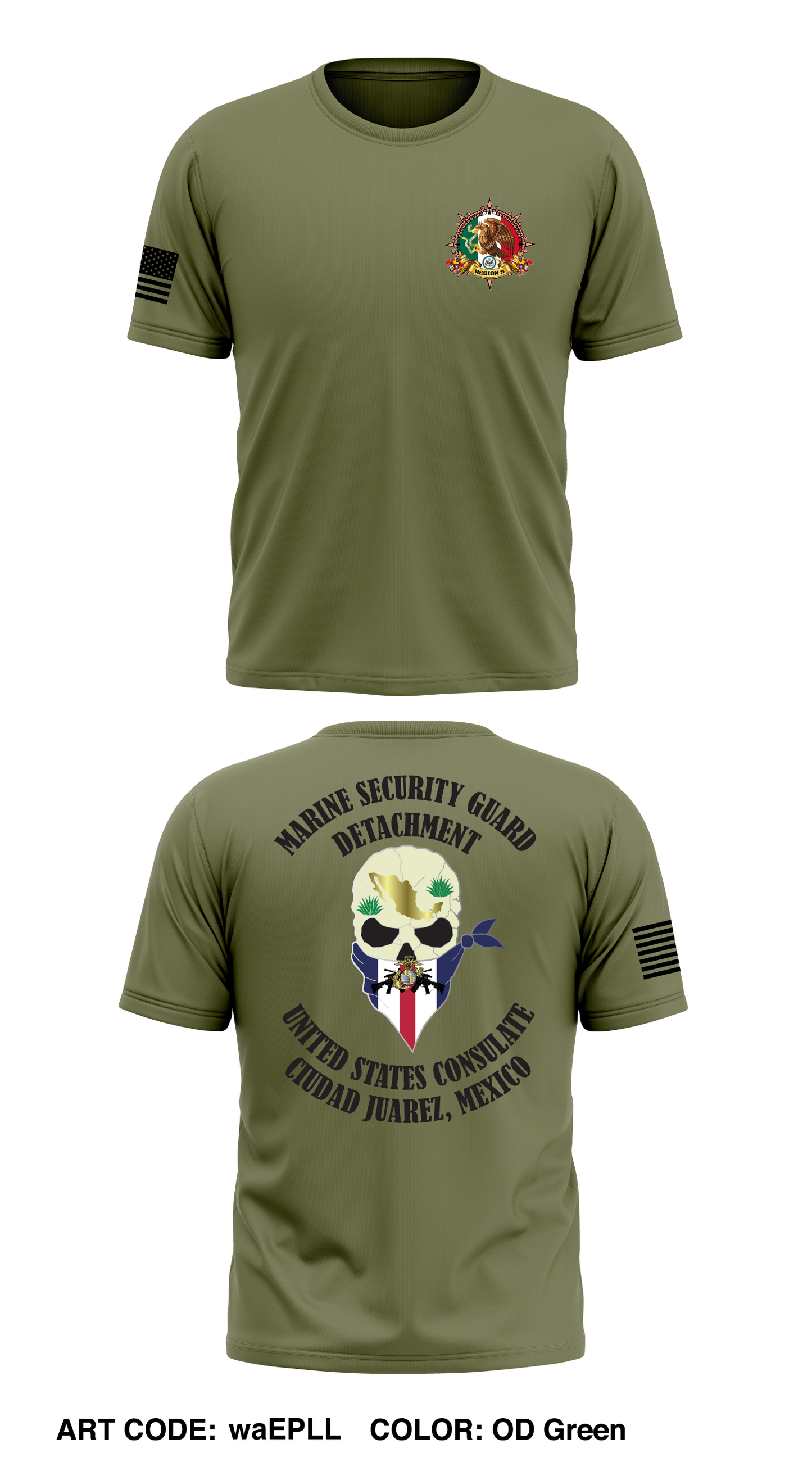 Detachment Juarez Store 1 Core Men's SS Performance Tee - waEPLL