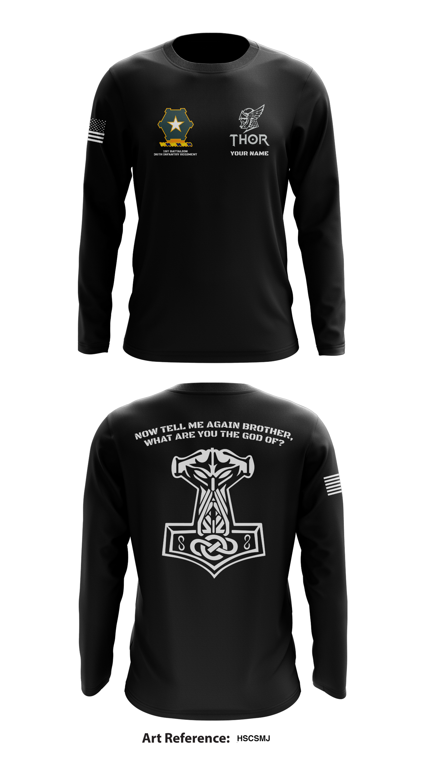 CUSTOM Mortars 1-36 IN 1-1AD Store 1 Core Men's LS Performance Tee - hSCSmj
