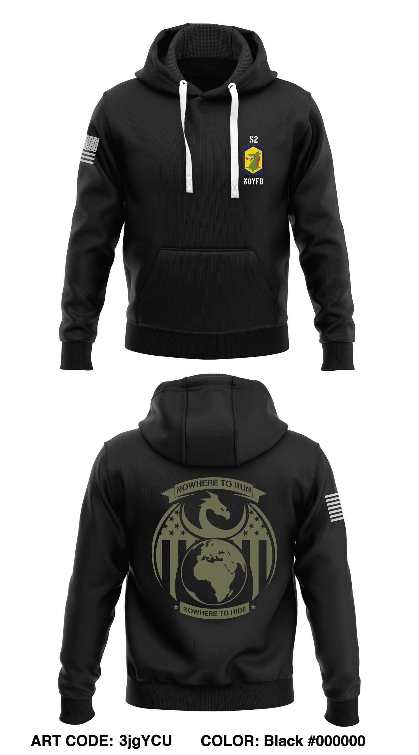 44th MEB S2 Deployment Store 1 Core Men's Hooded Performance Sweatshirt - 3jgYCU