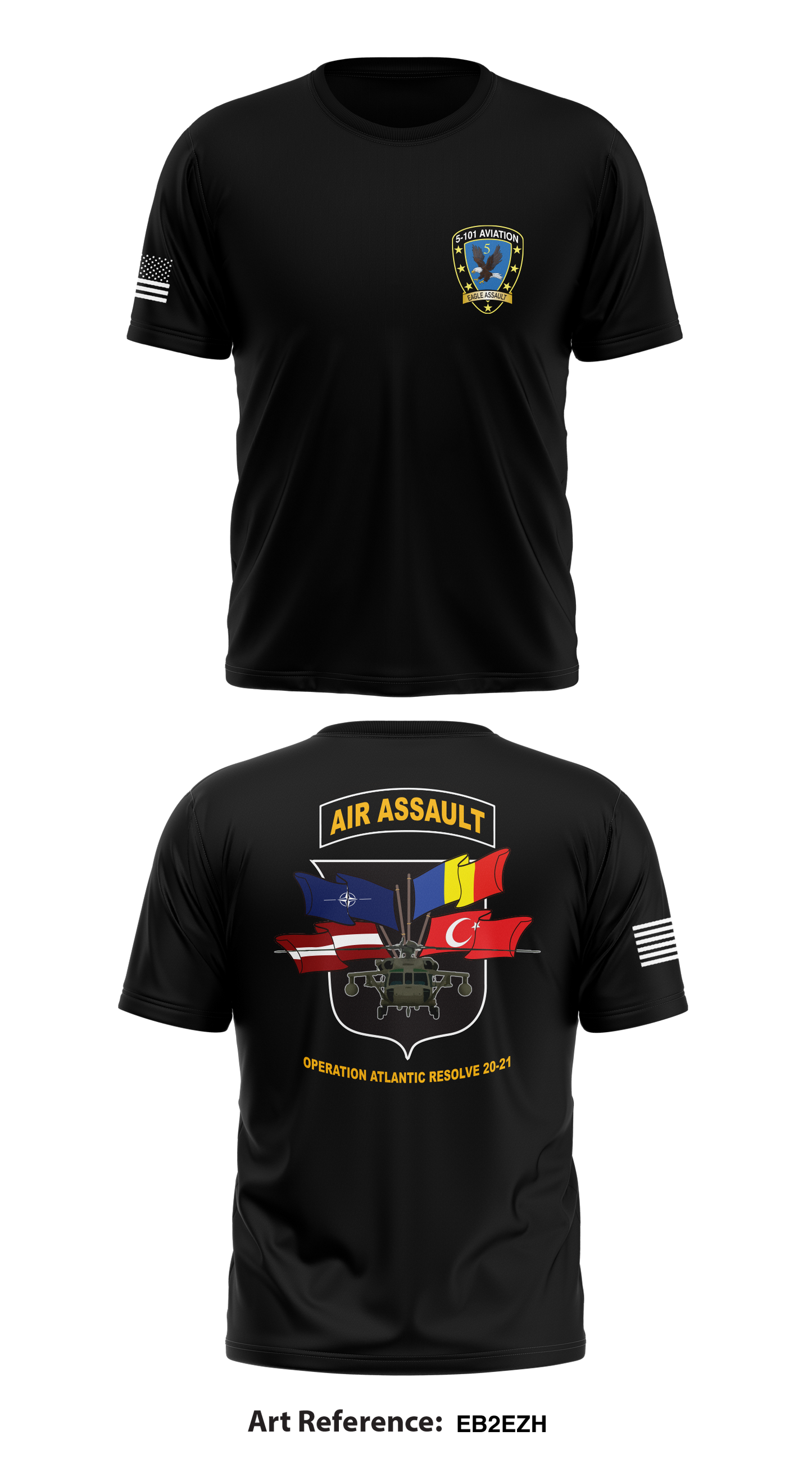 5 101 AVN REGT Store 1 Core Men's SS Performance Tee - eB2ezh