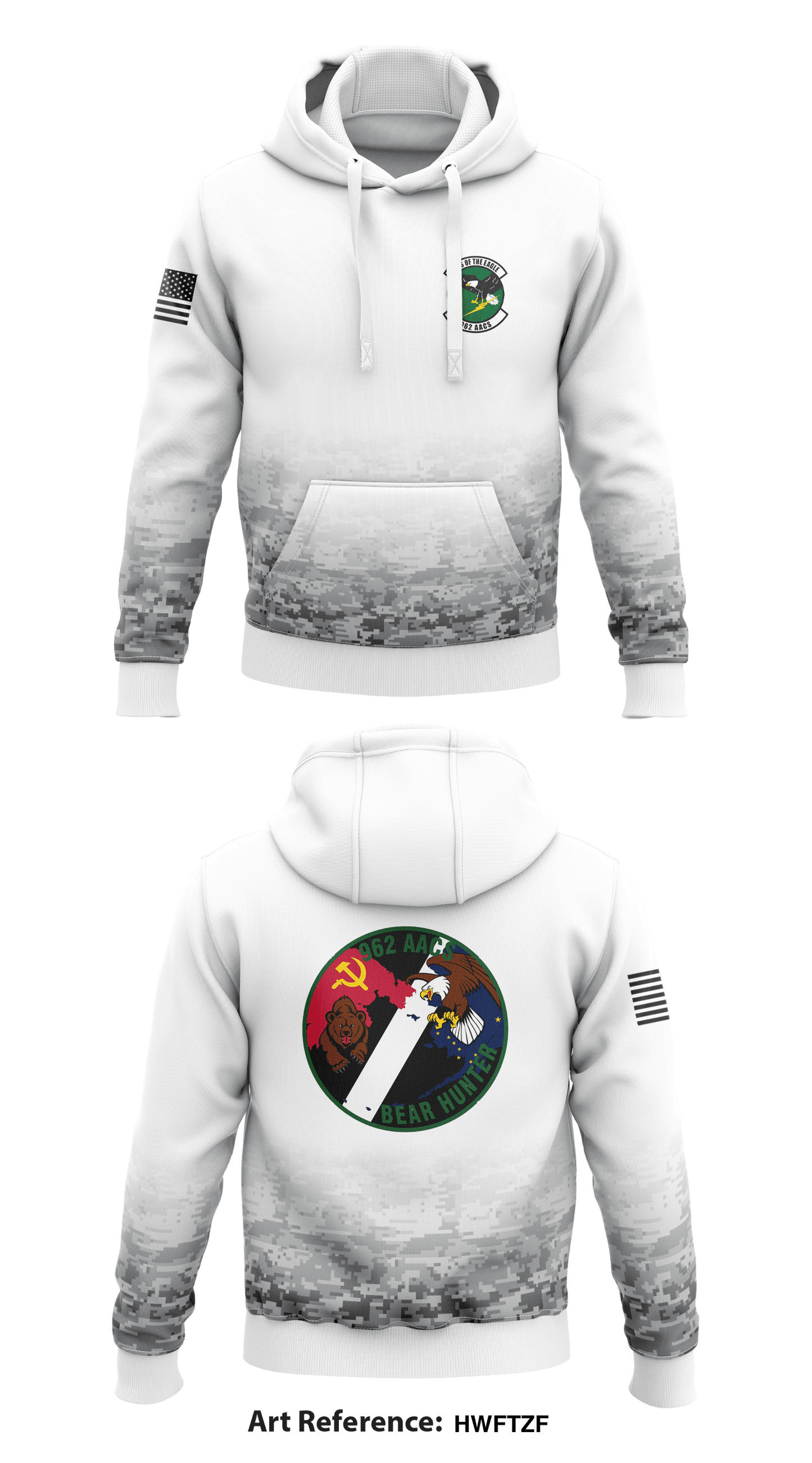 962nd Airborne Air Control Squadron Store 1 Core Men's Hooded Performance Sweatshirt - HWFTzF