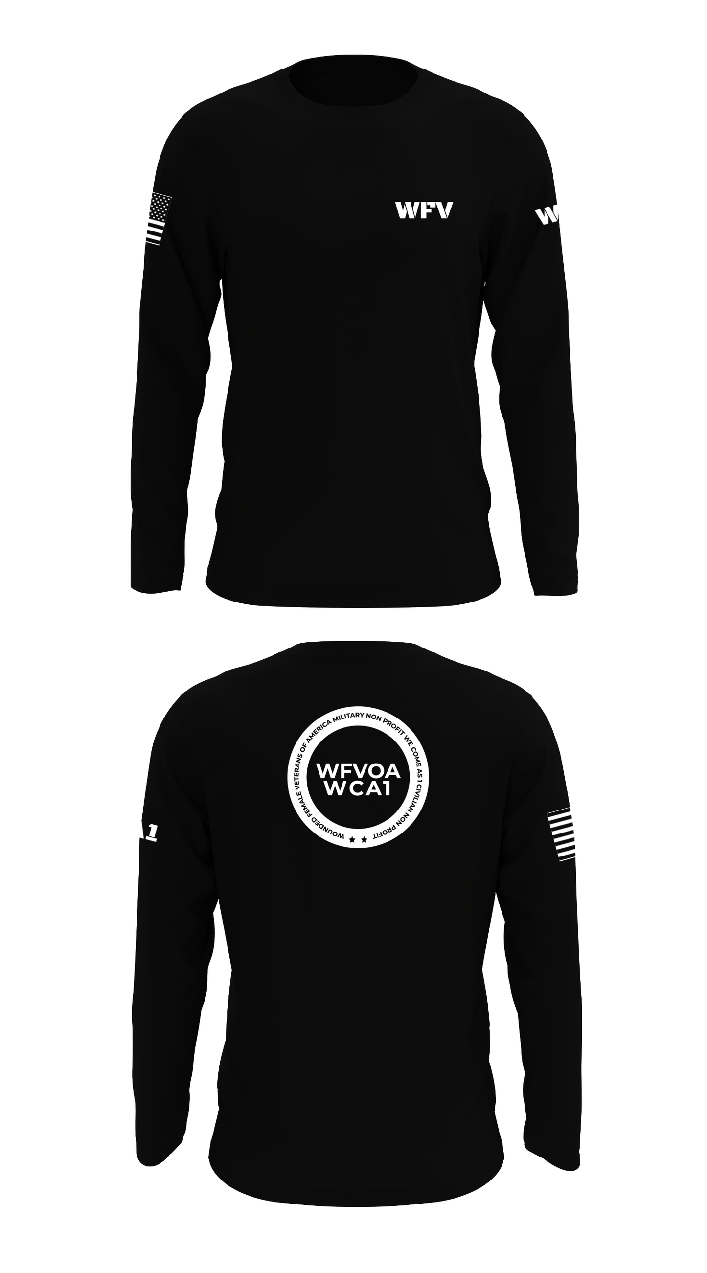 WFVOA Store 1 Core Men's LS Performance Tee - 67026298951