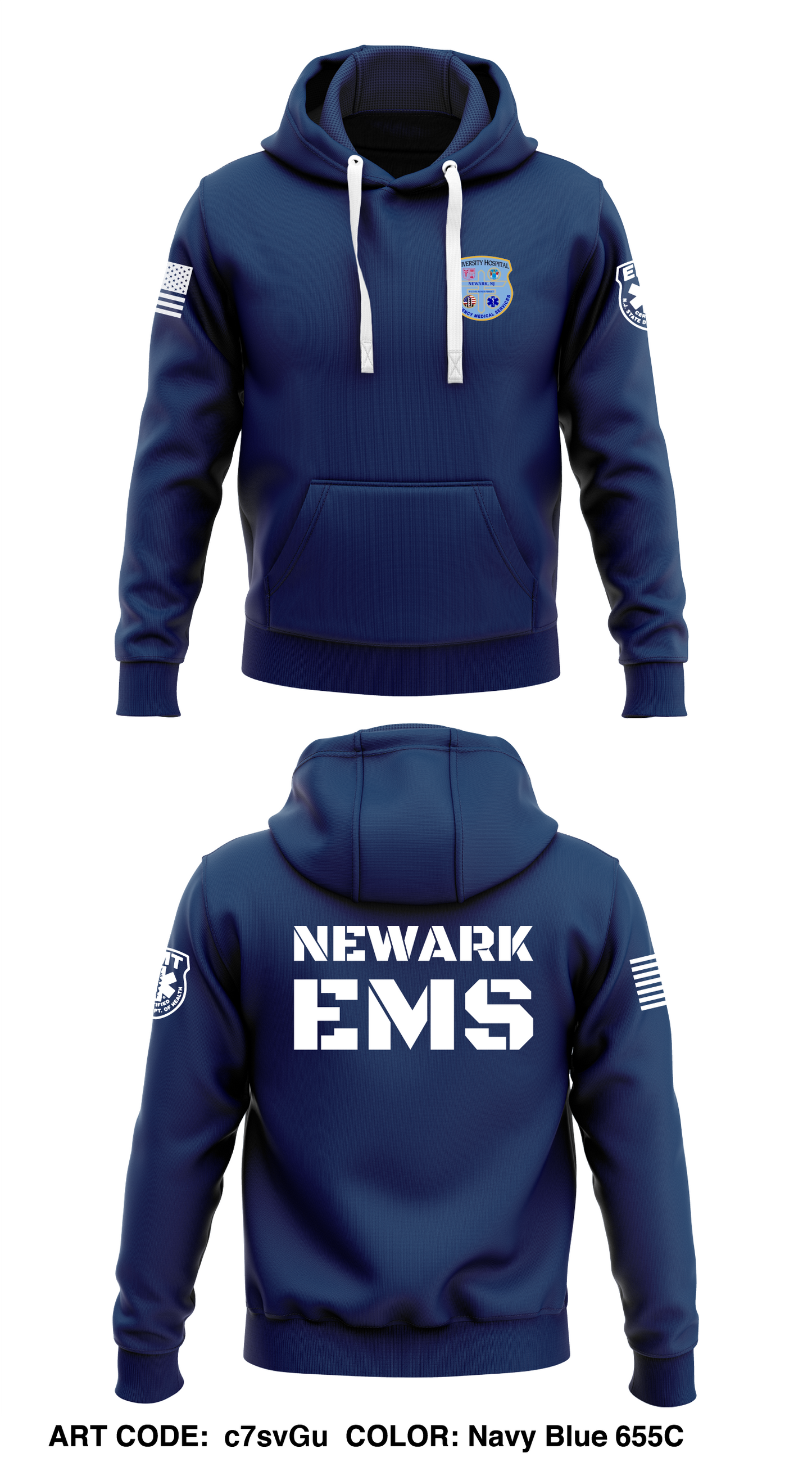 REMCS Store 1 Core Men's Hooded Performance Sweatshirt - c7svGu