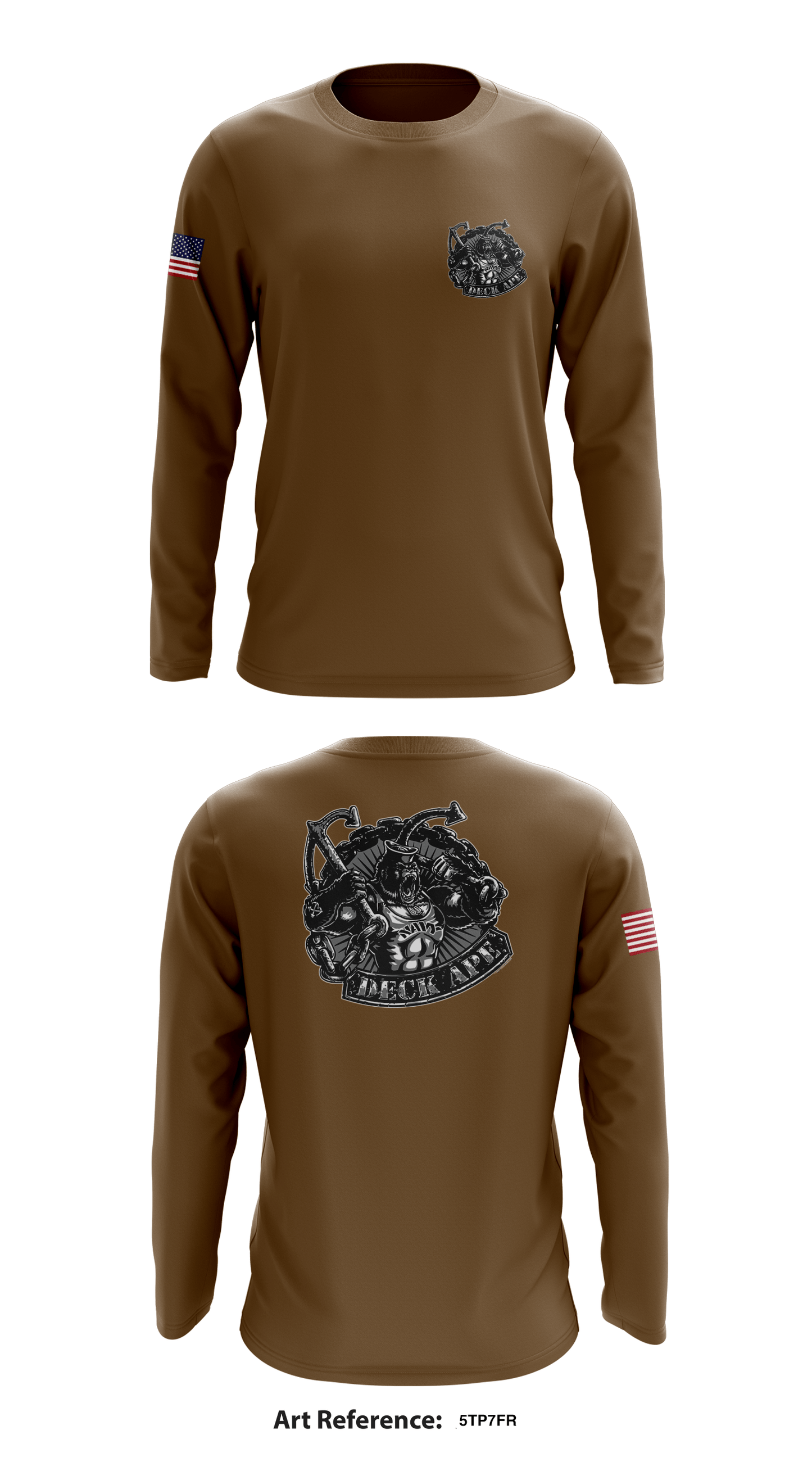 DECK Store 1 Core Men's LS Performance Tee - 5TP7FR
