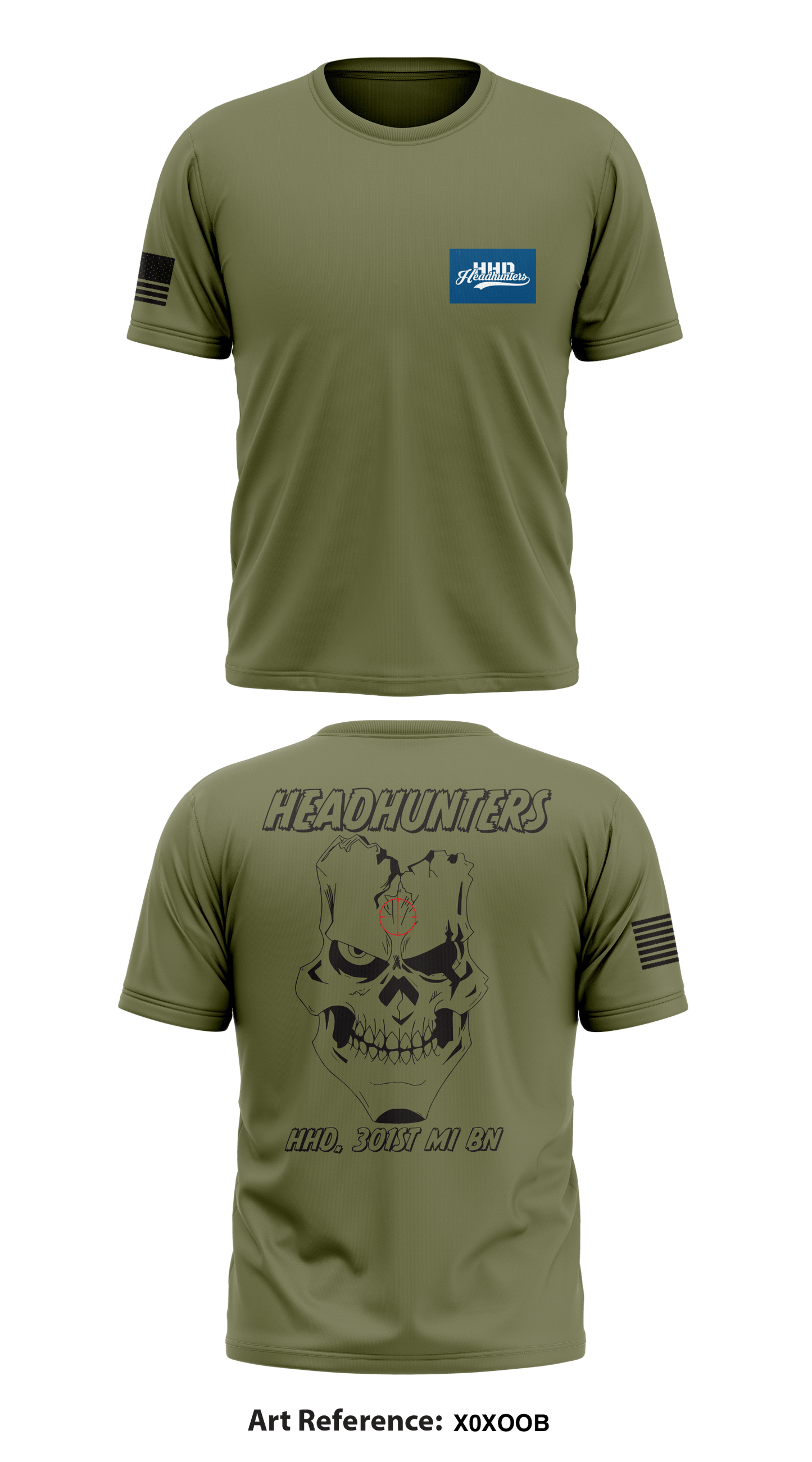 HHD 301st MI BN Store 1 Core Men's SS Performance Tee - X0xooB