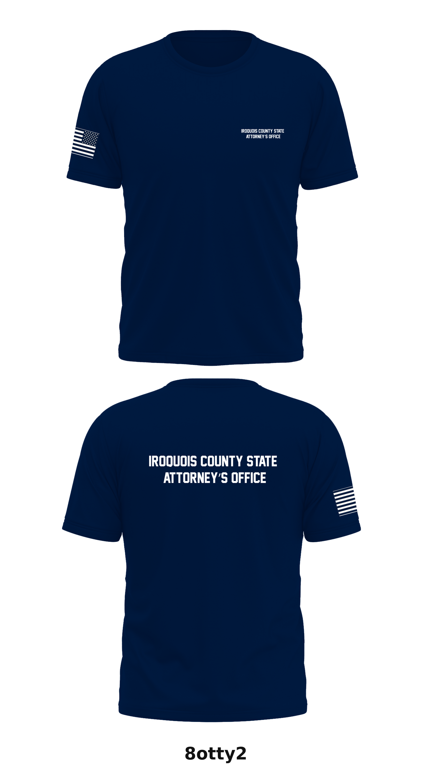 Iroquois County State’s Attorney’s Office Store 1 Core Men's SS Performance Tee - 8otty2