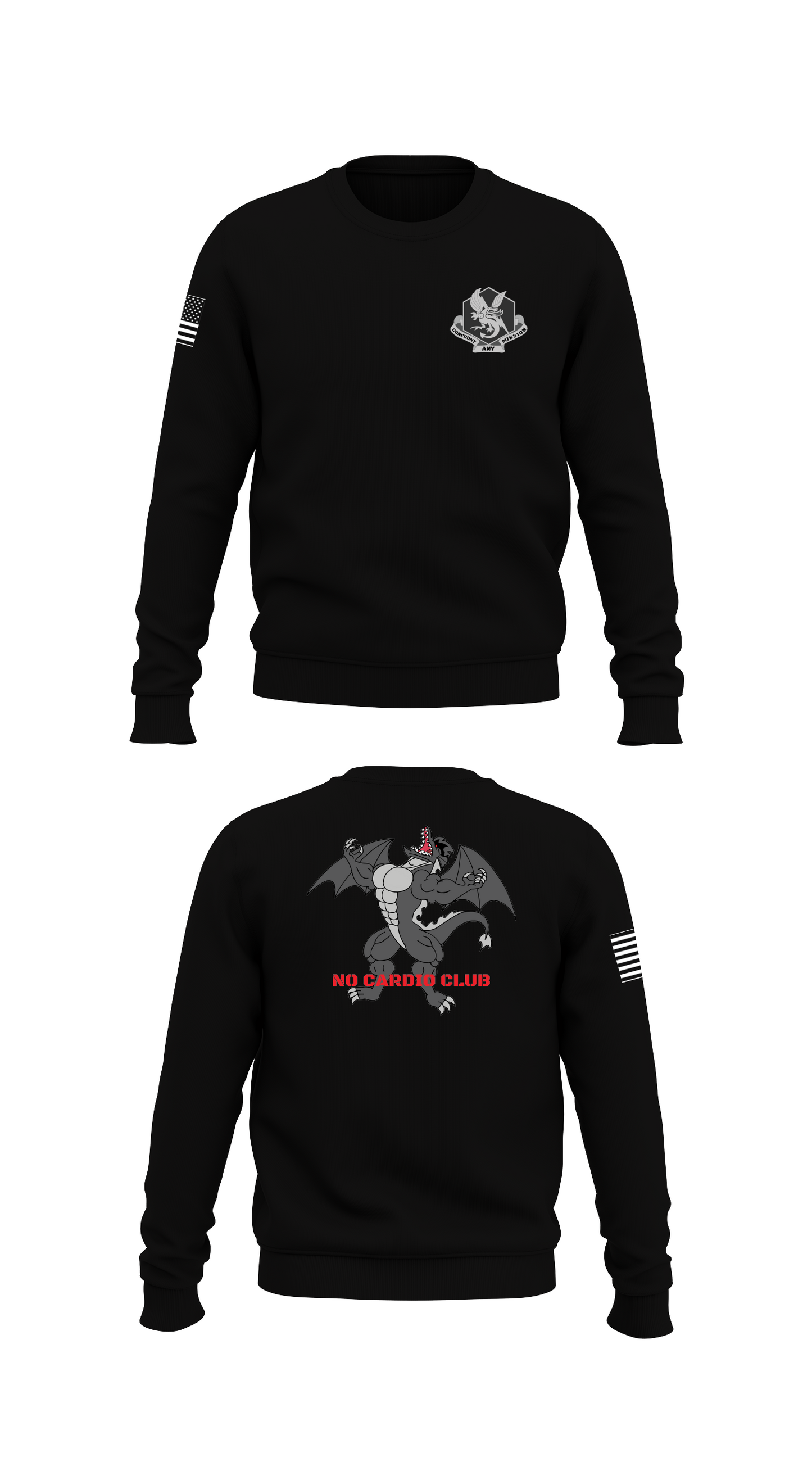 83d Chemical Battalion Store 1 Core Men's Crewneck Performance Sweatshirt - 76046312254