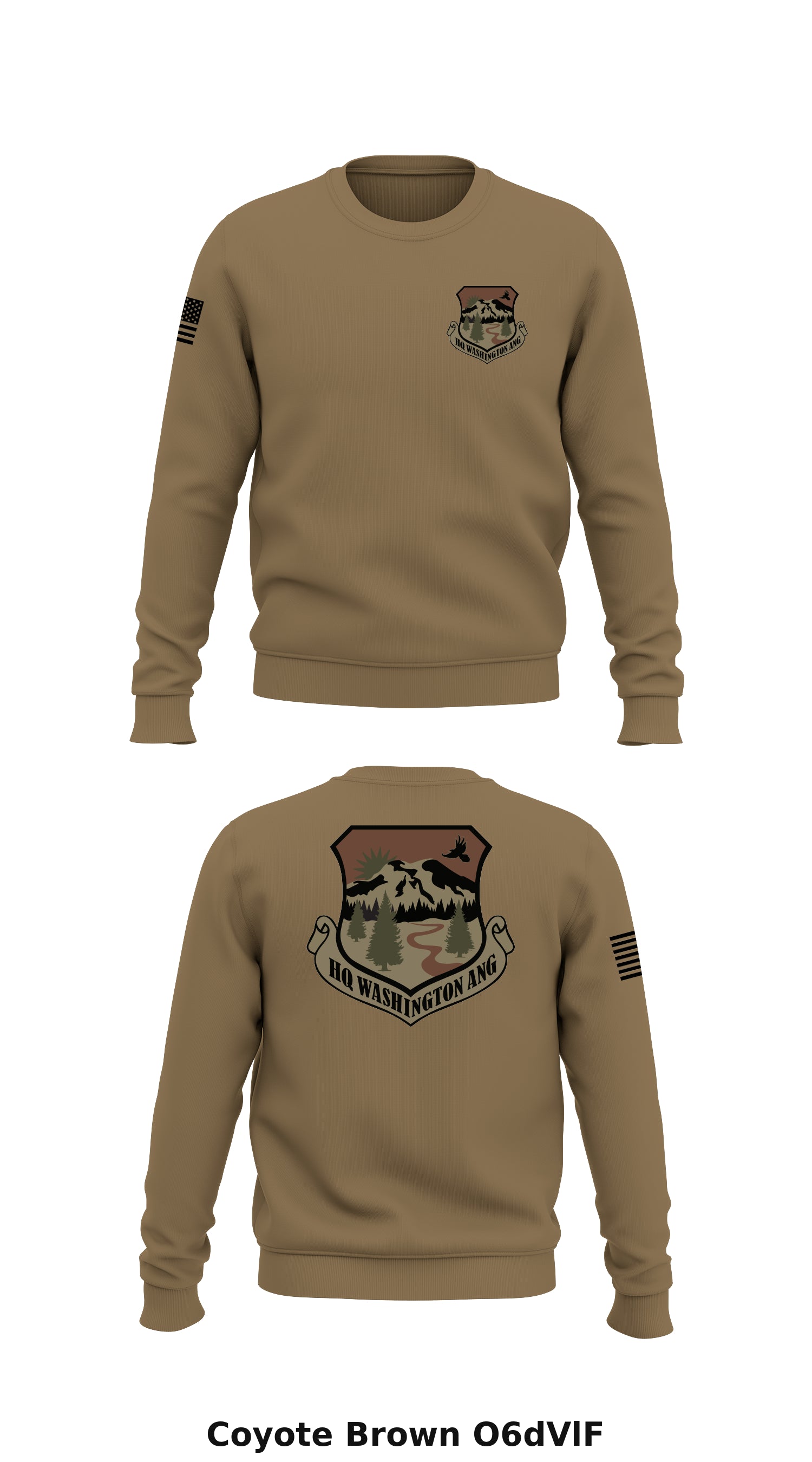 Washington Air National Guard Store 1 Core Men's Crewneck Performance  Sweatshirt - O6dVlF