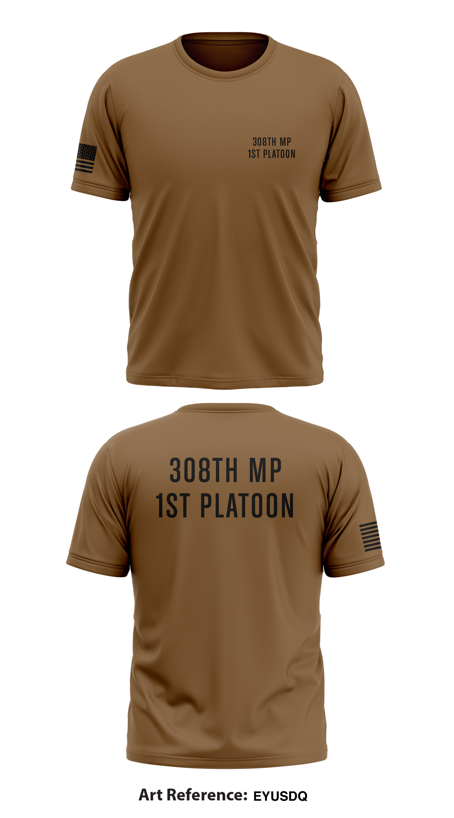 308th MP 1st Platoon Store 1 Core Men's SS Performance Tee - EyusdQ